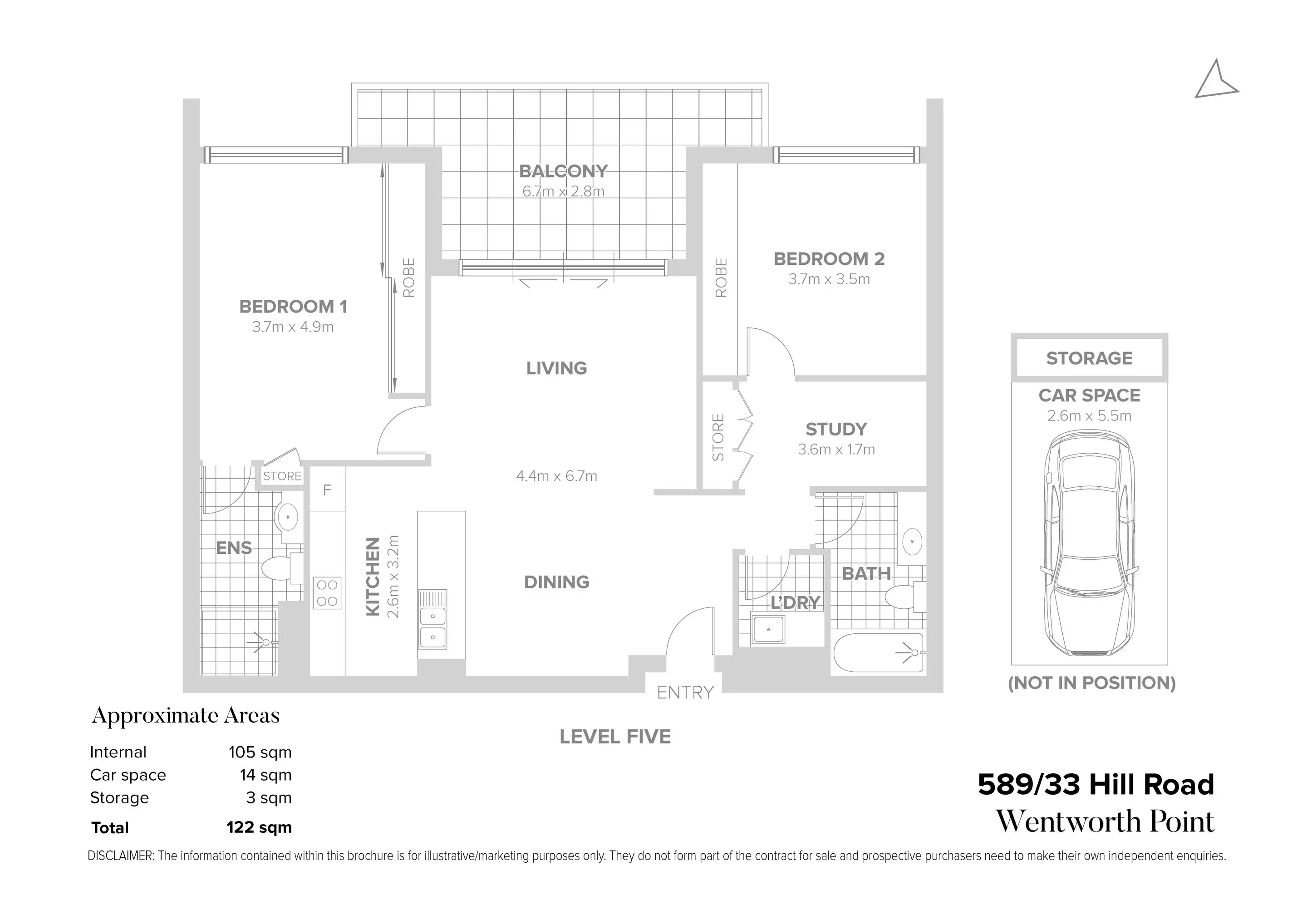 589/33 Hill Road, Wentworth Point Sold by Chidiac Realty - floorplan