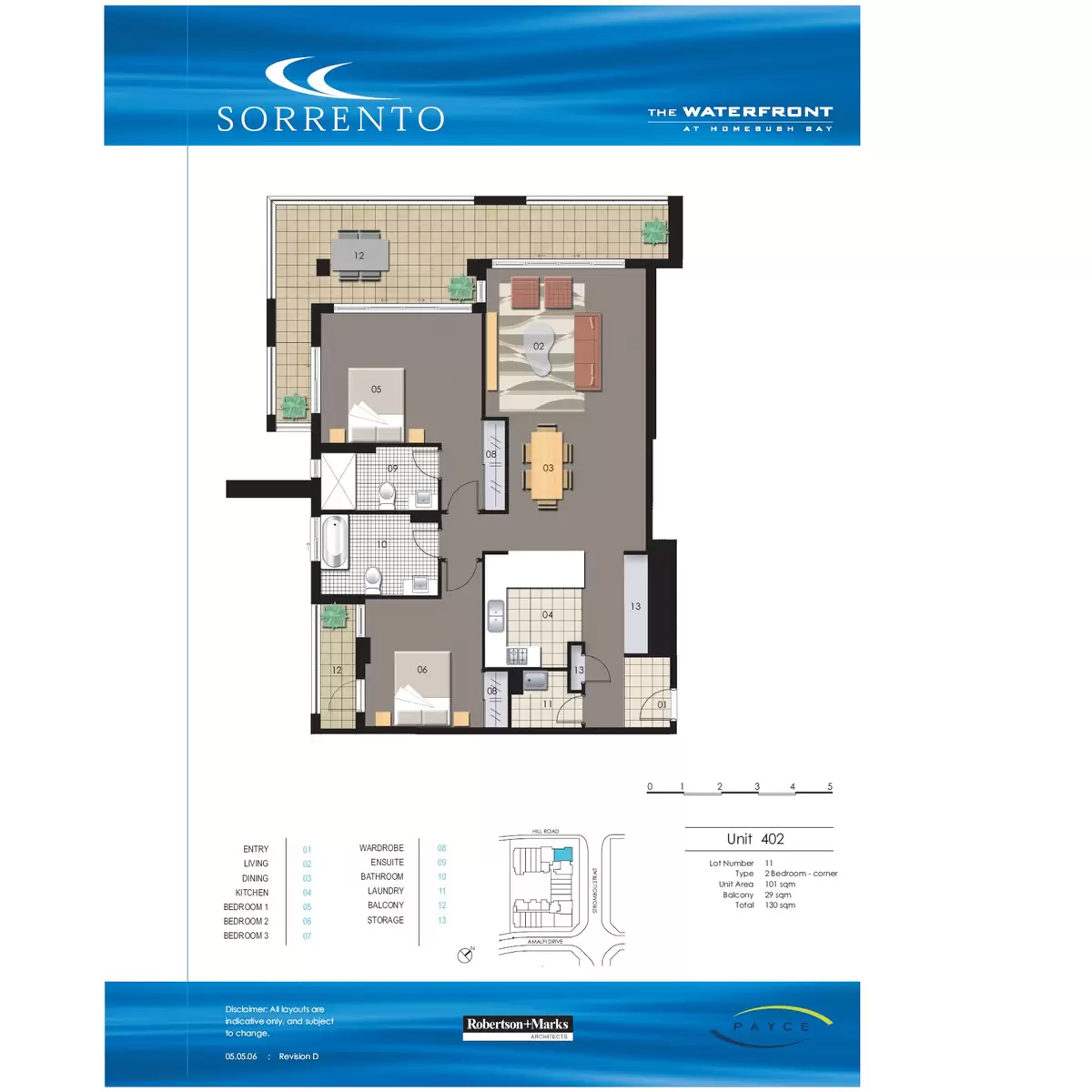 402/19 Hill Road, Wentworth Point Leased by Chidiac Realty - floorplan