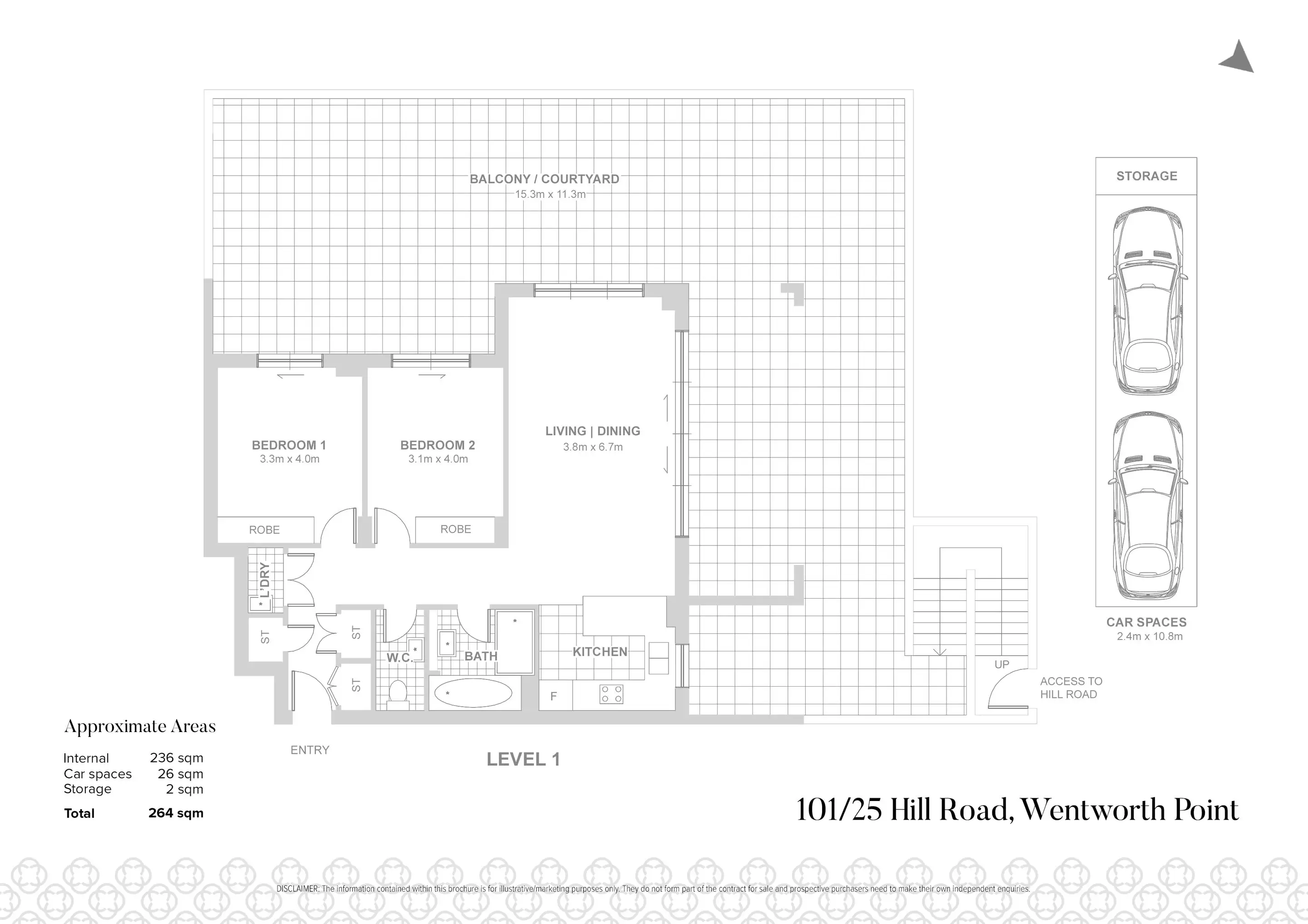 101/25 Hill Rd, Wentworth Point Leased by Chidiac Realty - floorplan