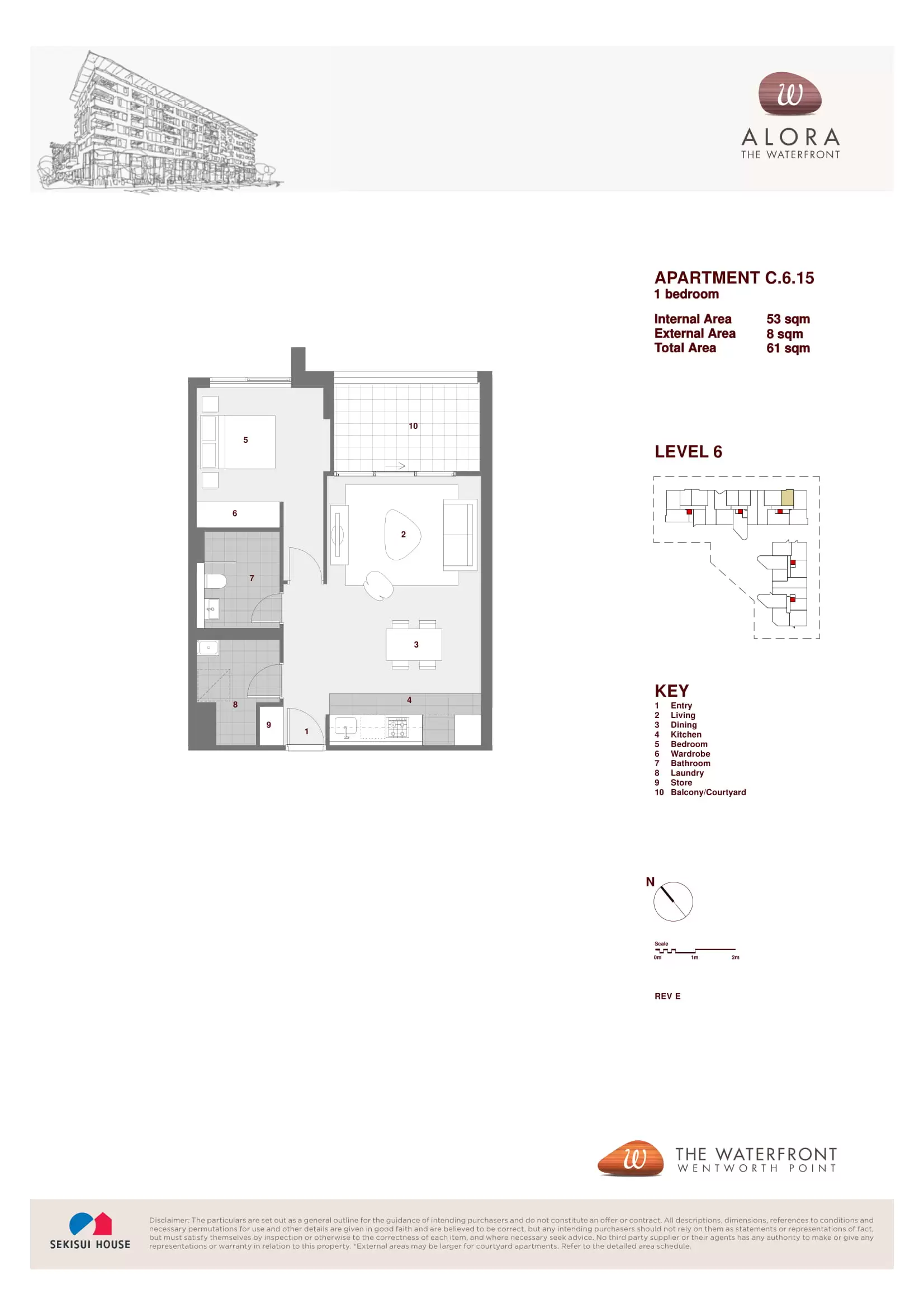 615/14 Nuvolari Place, Wentworth Point Leased by Chidiac Realty - floorplan