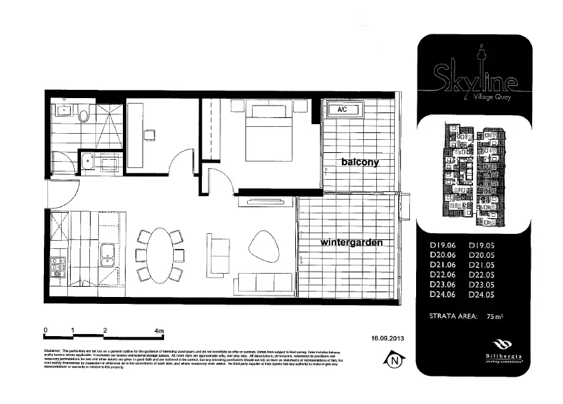 D2206/42 Walker Street, Rhodes Leased by Chidiac Realty - floorplan