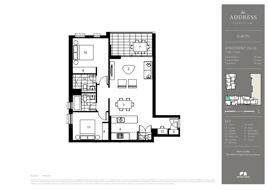 606/12 Half Street, Wentworth Point Leased by Chidiac Realty - floorplan