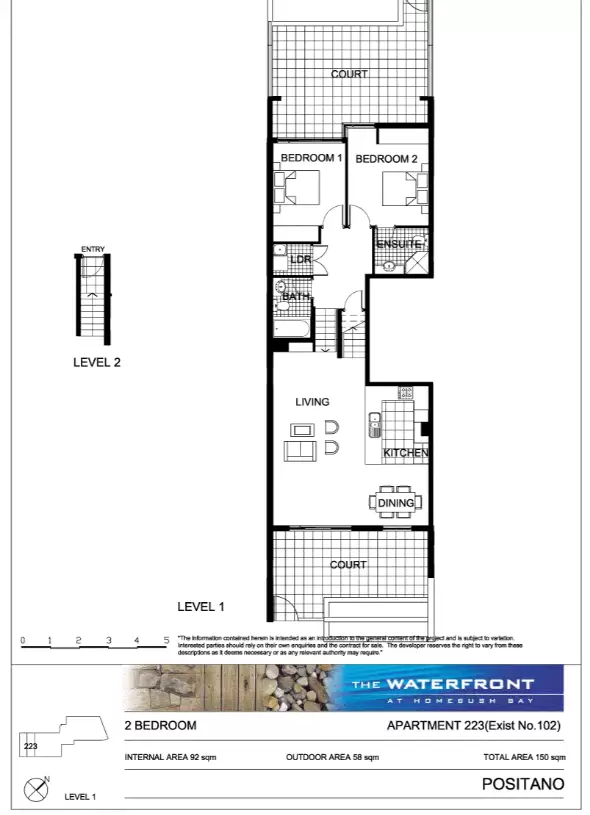 223/25 Bennelong Parkway, Wentworth Point Leased by Chidiac Realty - floorplan