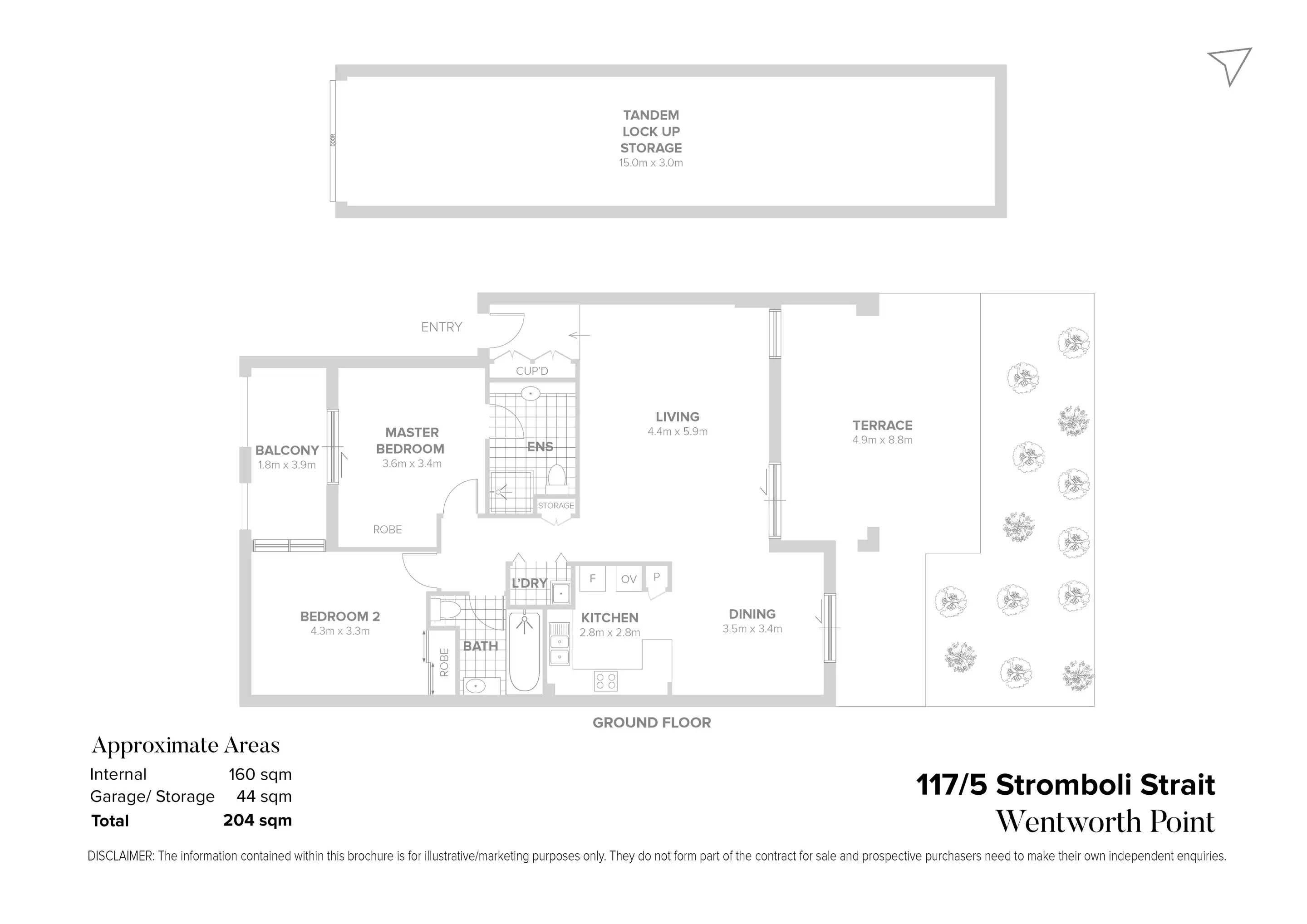117/5 Stromboli Strait, Wentworth Point Sold by Chidiac Realty - floorplan