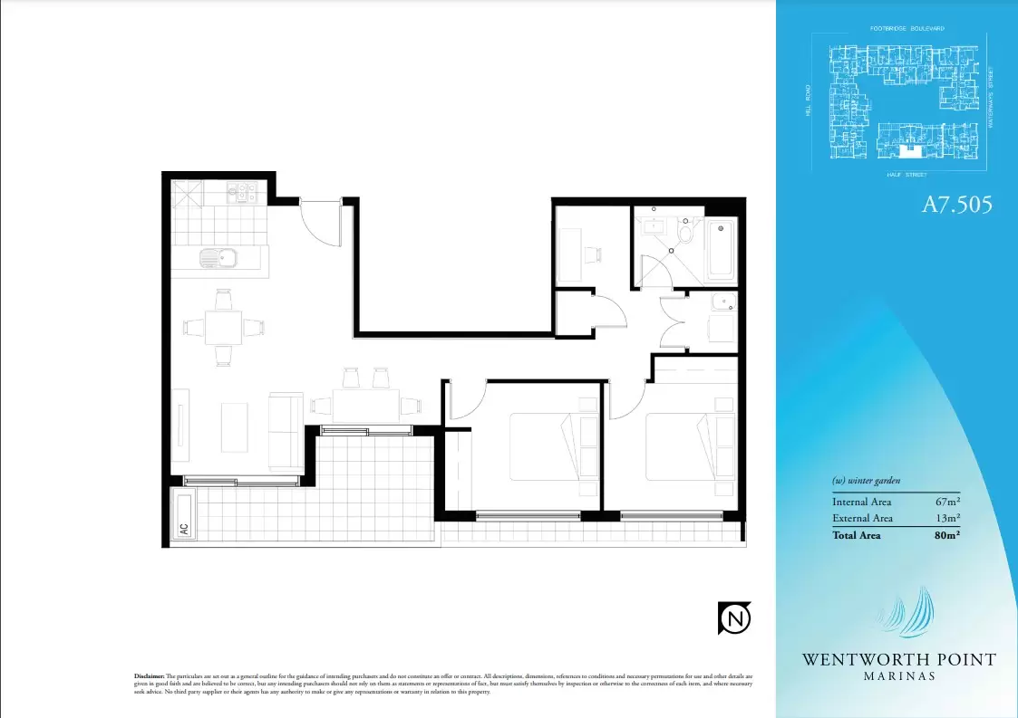 1 Half Street, Wentworth Point Leased by Chidiac Realty - floorplan