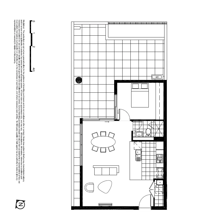 304/1 Footbridge Boulevard, Wentworth Point Leased by Chidiac Realty - floorplan