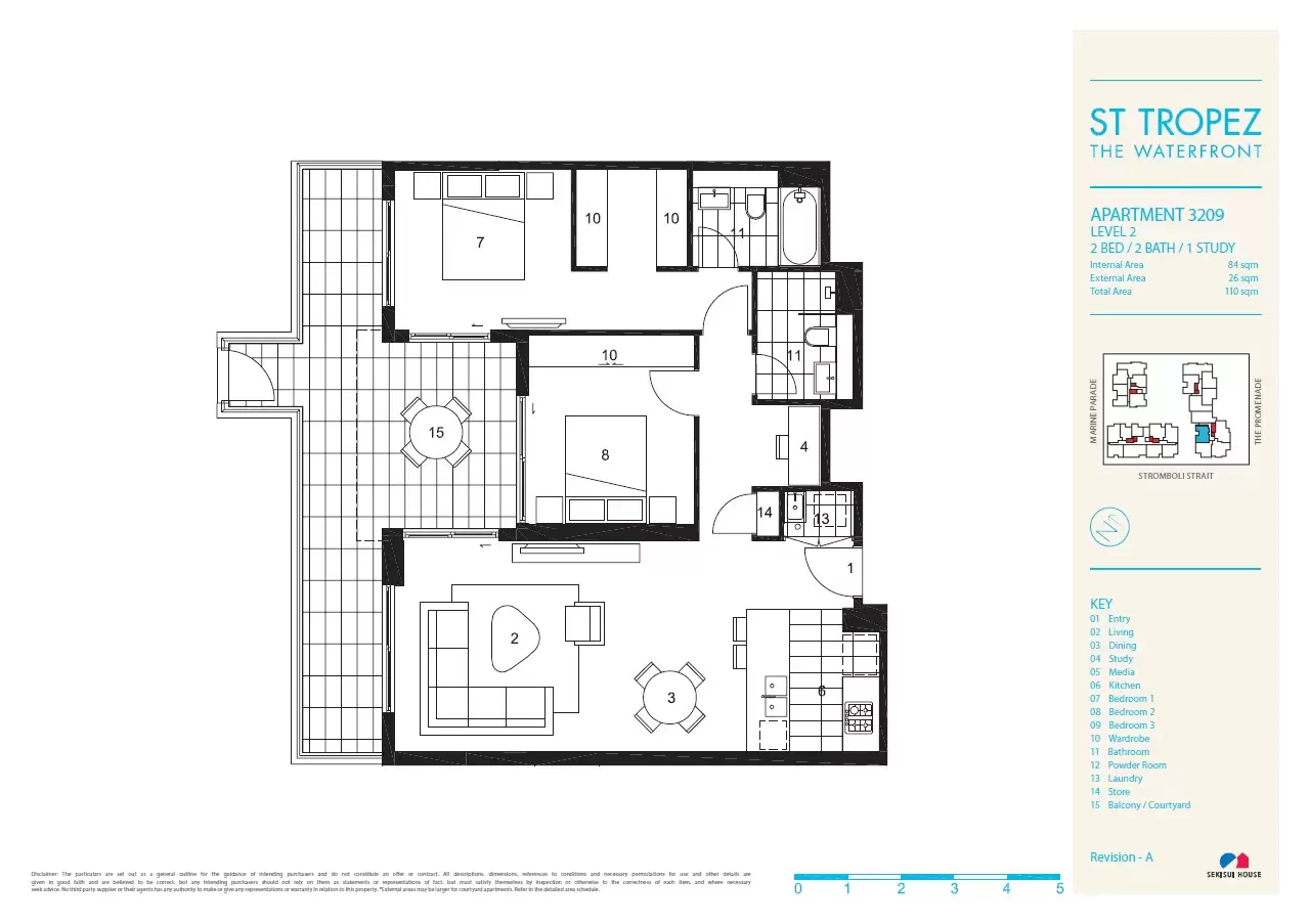 209/23 The Promenade, Wentworth Point Leased by Chidiac Realty - floorplan