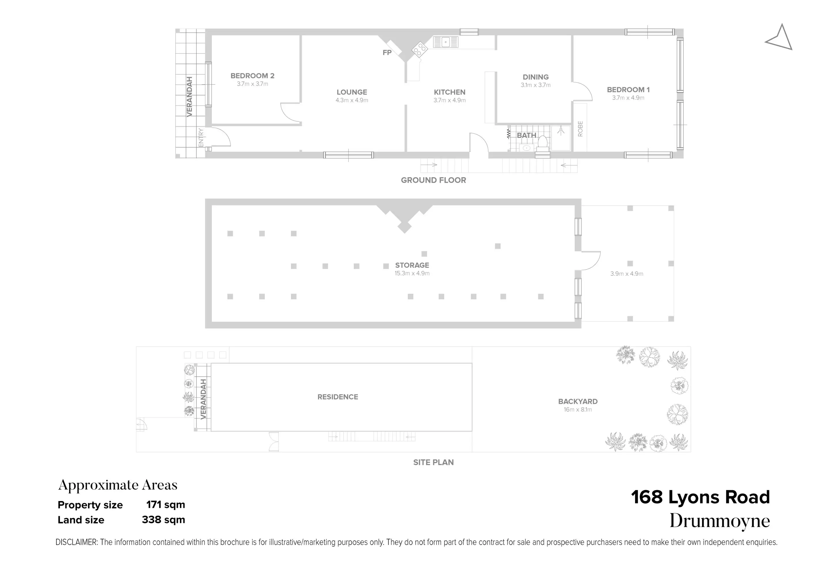 168 Lyons Road, Drummoyne Sold by Chidiac Realty - floorplan