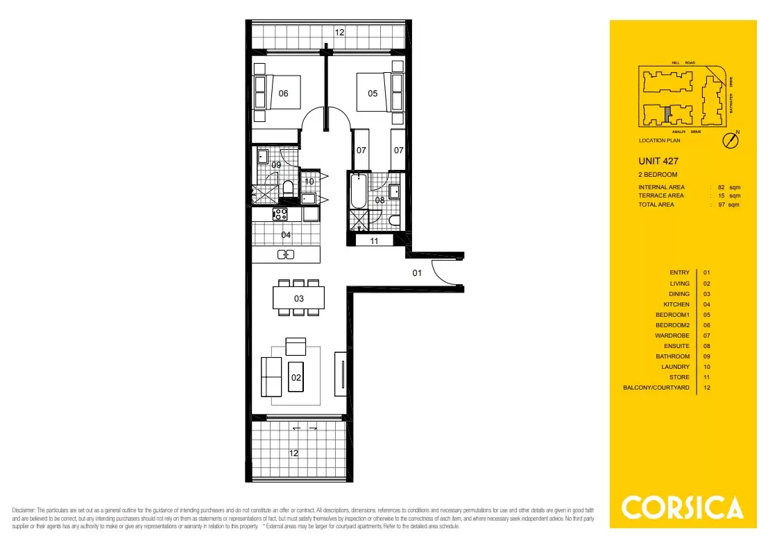 427/45 Amalfi Drive, Wentworth Point Leased by Chidiac Realty - floorplan