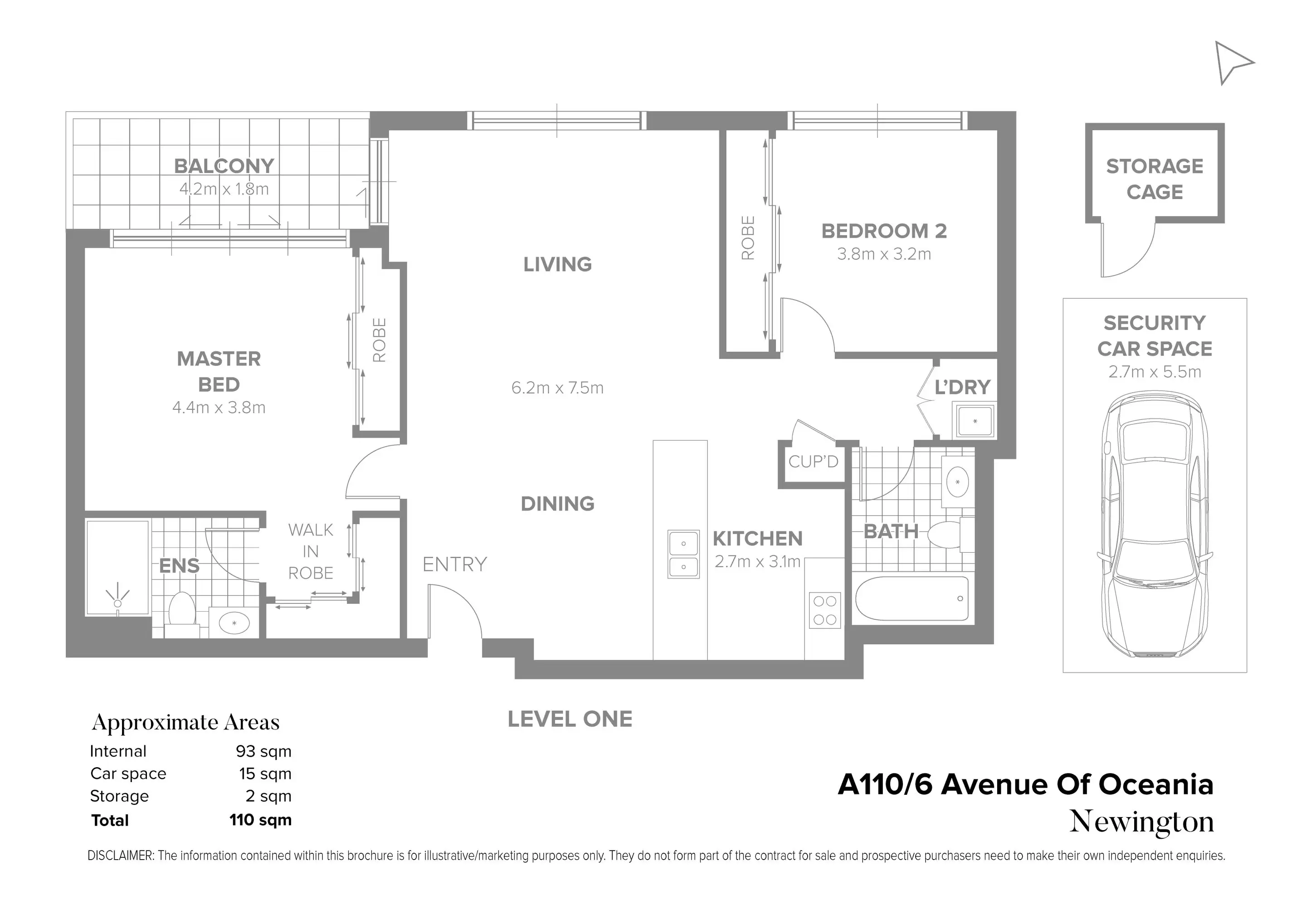 A110/6 Avenue Of Oceania, Newington Sold by Chidiac Realty - floorplan