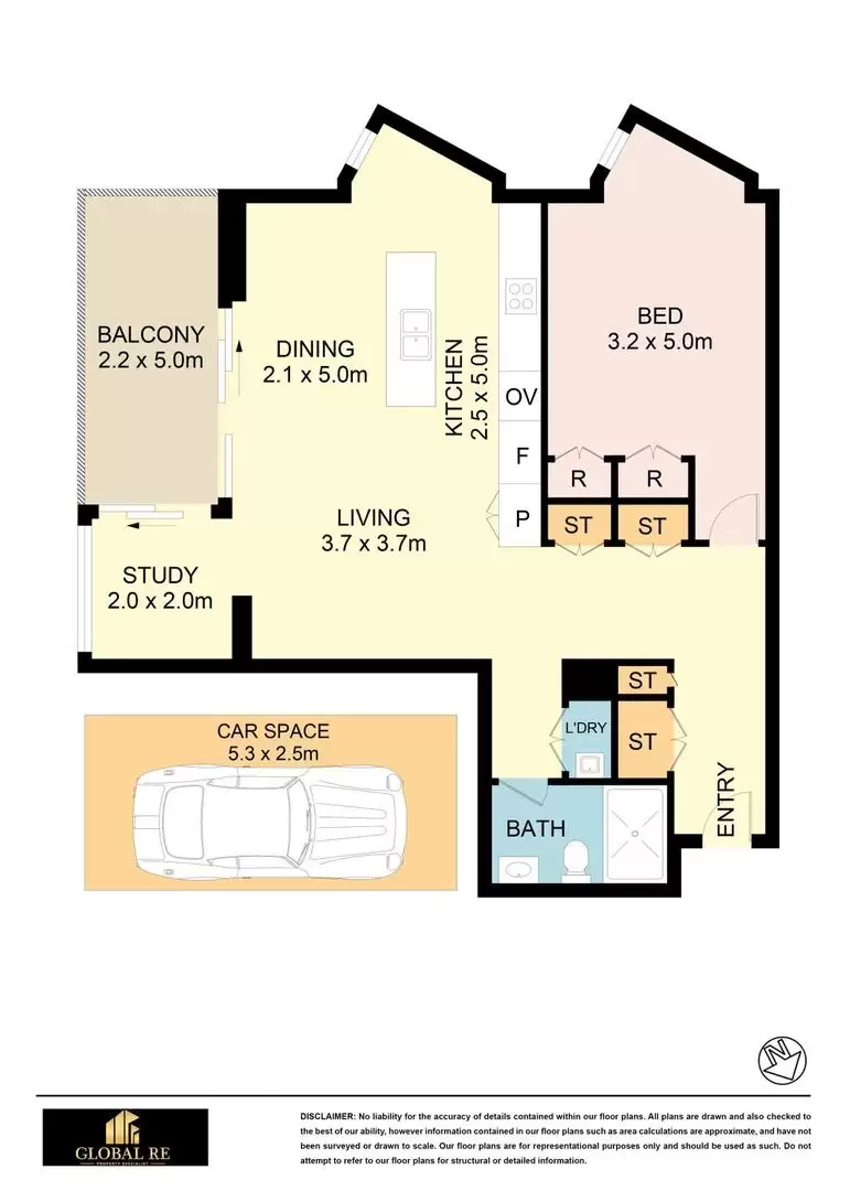 E805/26 Shephard Street, Liverpool Leased by Chidiac Realty - floorplan