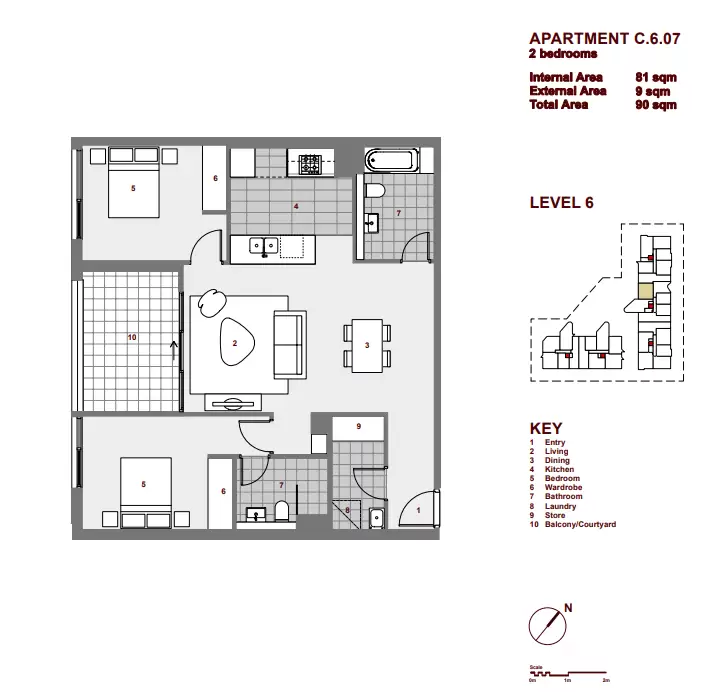 607/12 Nuvolari Place, Wentworth Point Leased by Chidiac Realty - floorplan