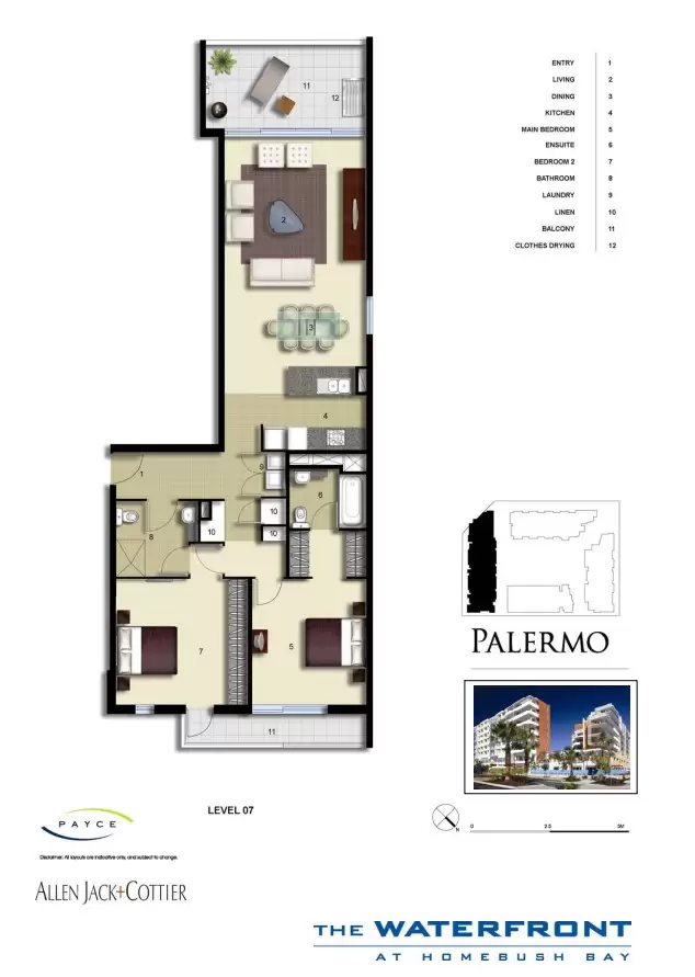 753/5 Baywater Drive, Wentworth Point Leased by Chidiac Realty - floorplan