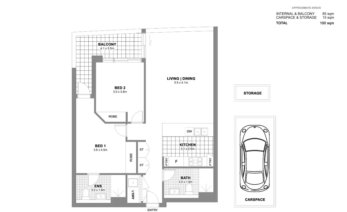 1909/21 Marquet Street, Rhodes Leased by Chidiac Realty - floorplan