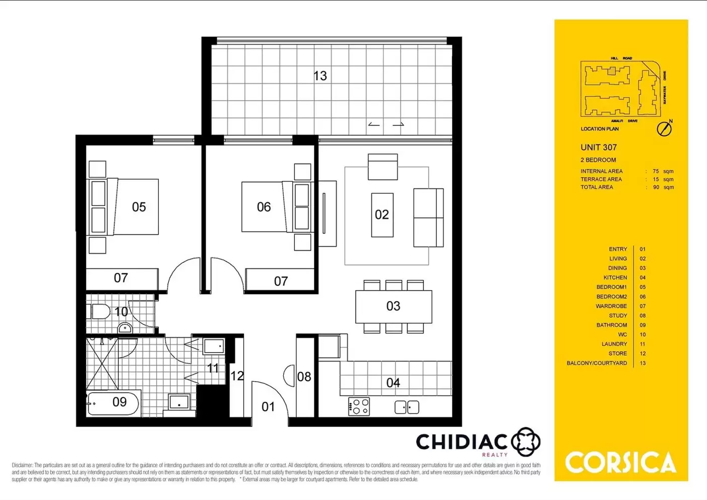 307/27 Hill Road, Wentworth Point Leased by Chidiac Realty - floorplan