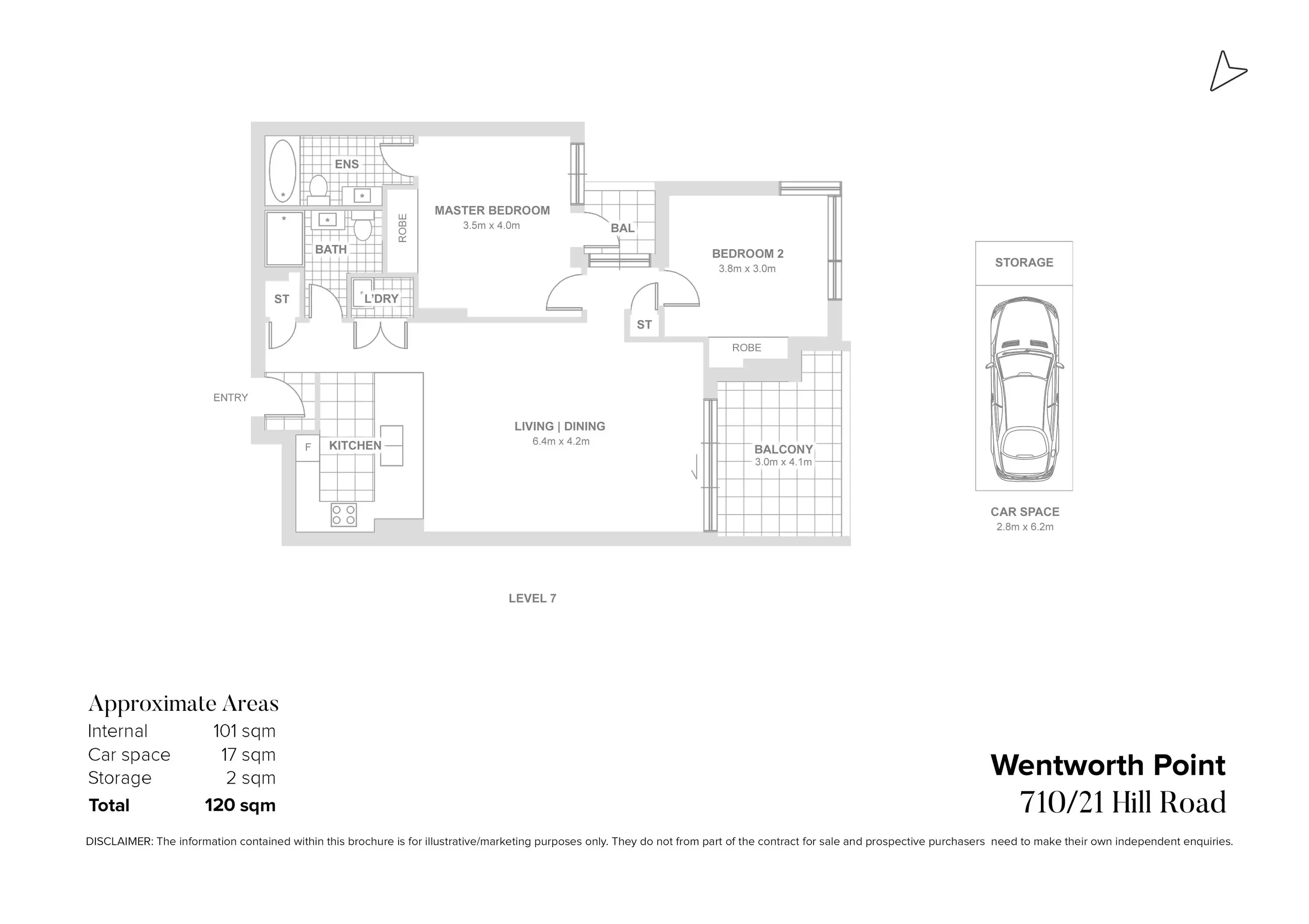 710/21 Hill Road, Wentworth Point Sold by Chidiac Realty - floorplan