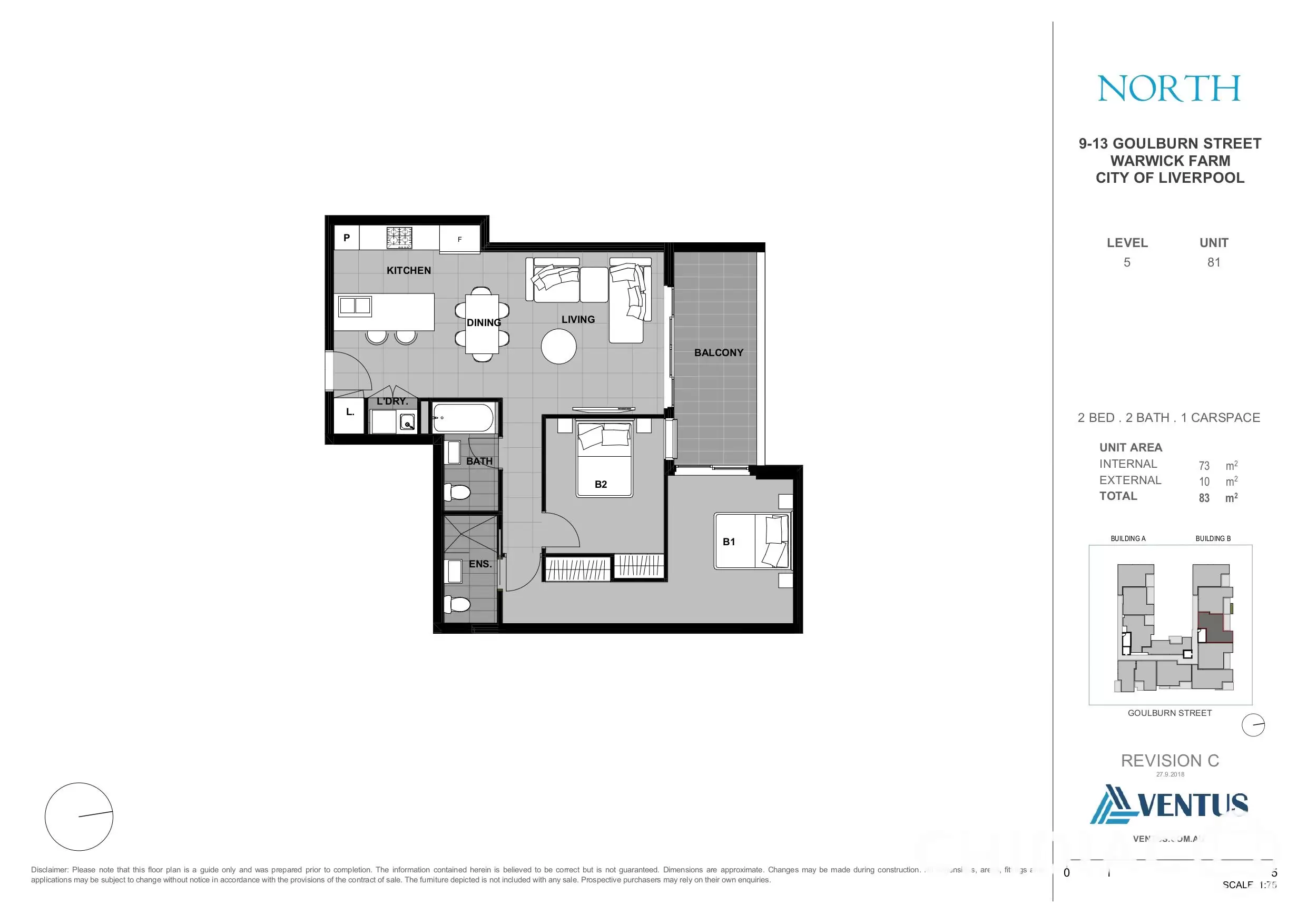 81/9-13 Goulburn Street, Warwick Farm Leased by Chidiac Realty - floorplan