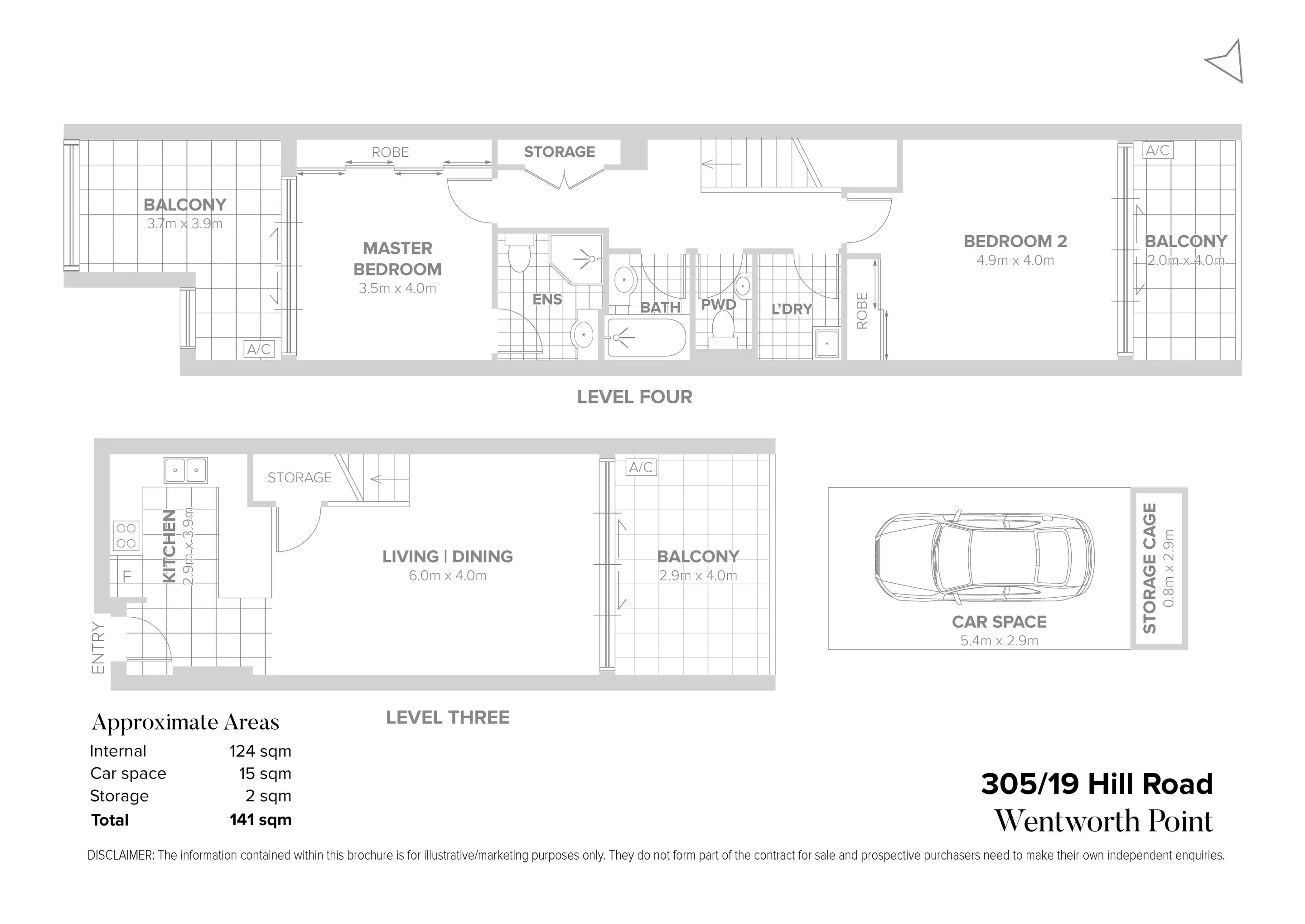 305/19 Hill Road, Wentworth Point Sold by Chidiac Realty - floorplan