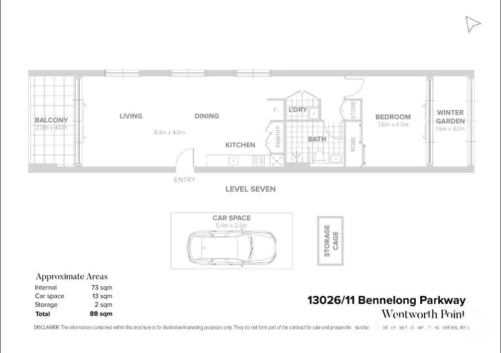 13026/11 Bennelong Parkway, Wentworth Point Leased by Chidiac Realty - floorplan