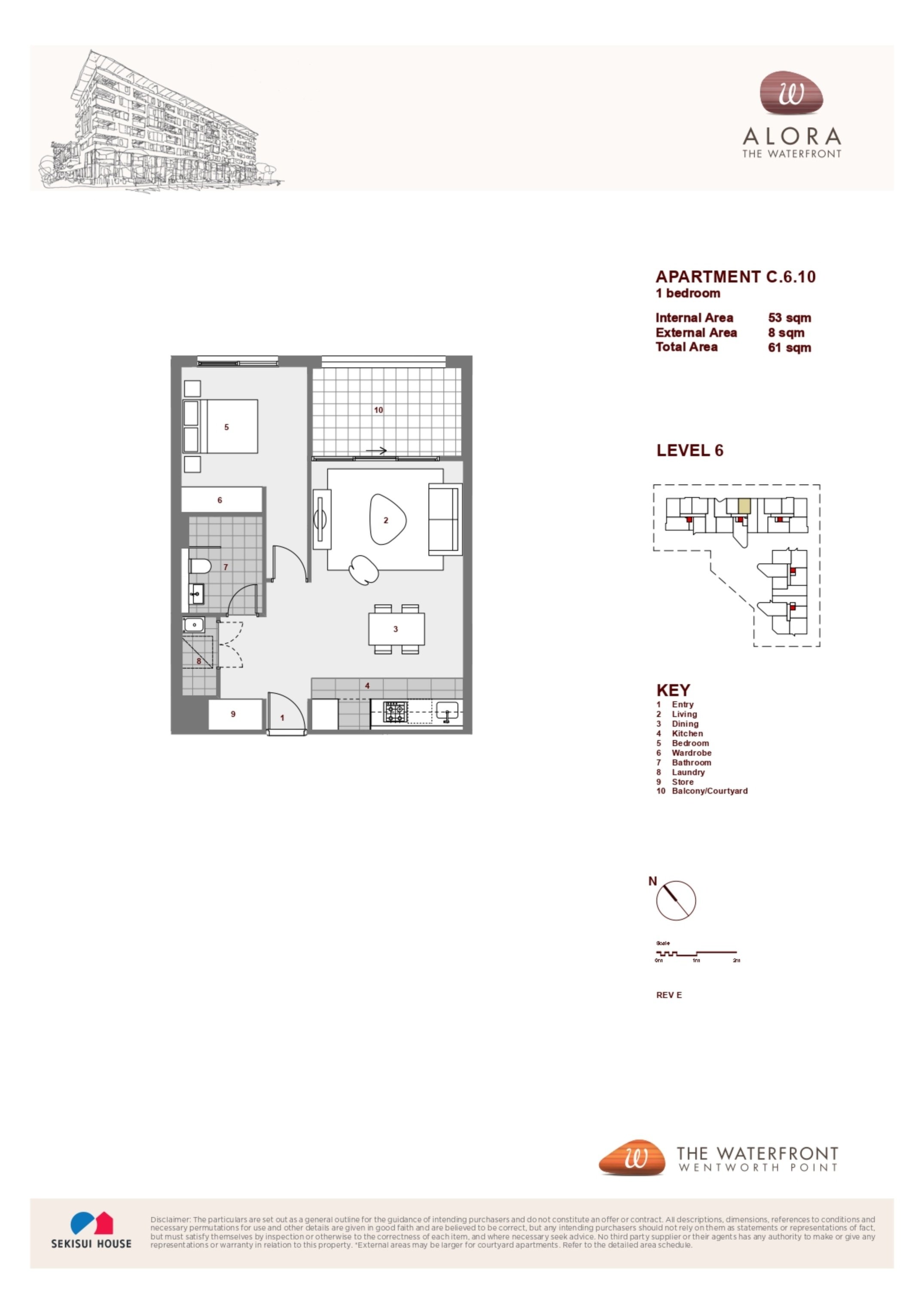 610/12 Nuvolari Place, Wentworth Point Leased by Chidiac Realty - floorplan