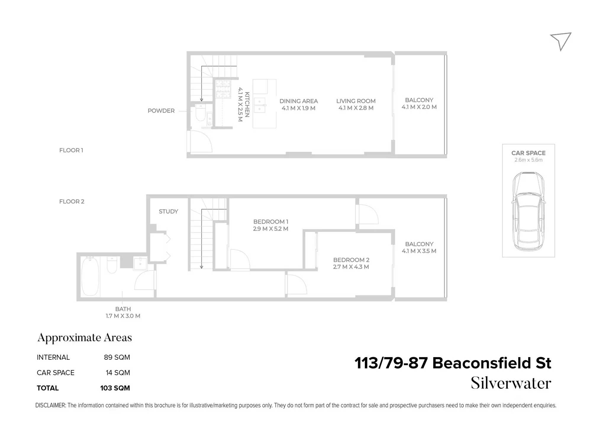 113/79-87 Beaconsfield Street, Silverwater Sold by Chidiac Realty - floorplan
