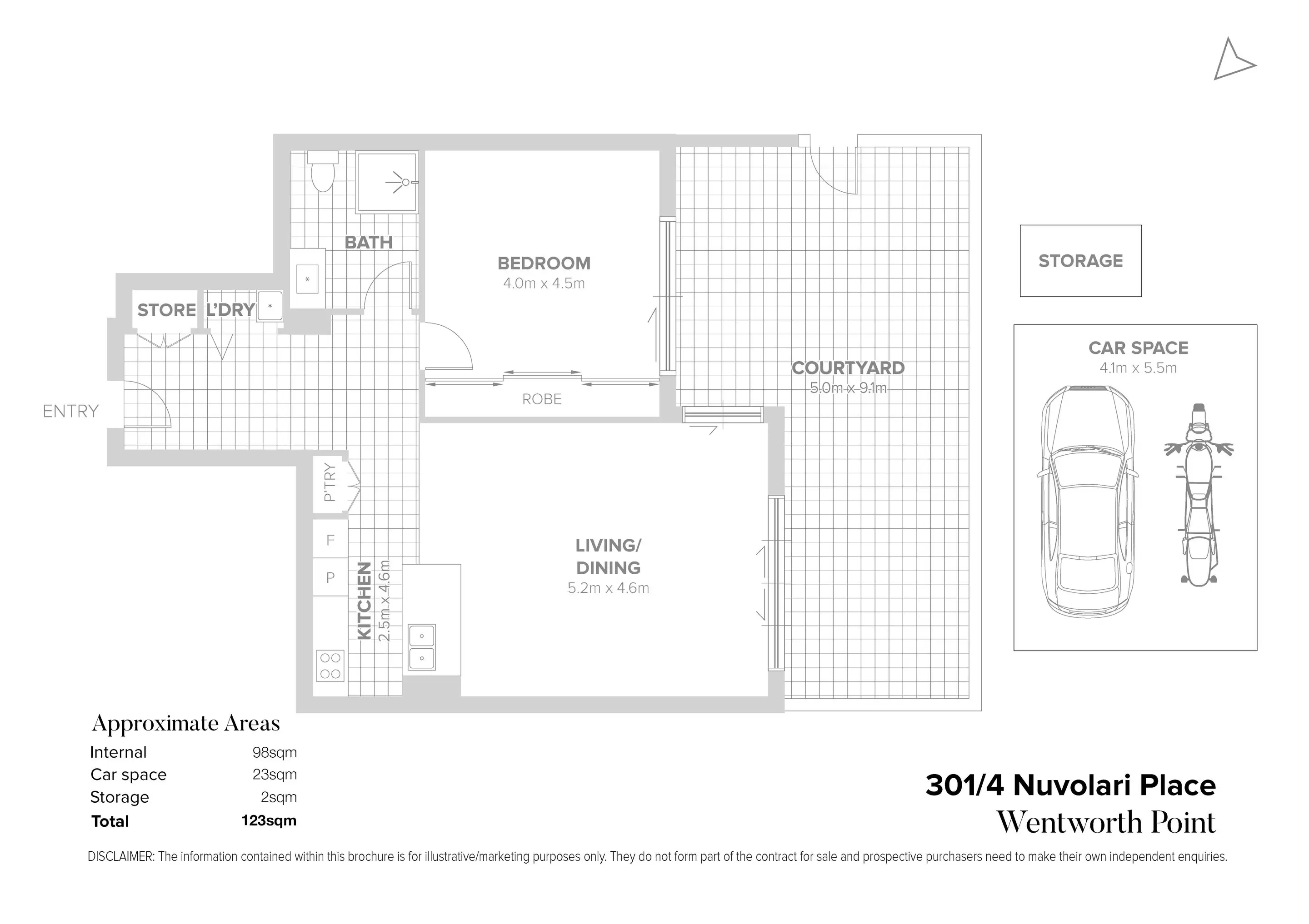 301/4 Nuvolari Place, Wentworth Point Sold by Chidiac Realty - floorplan