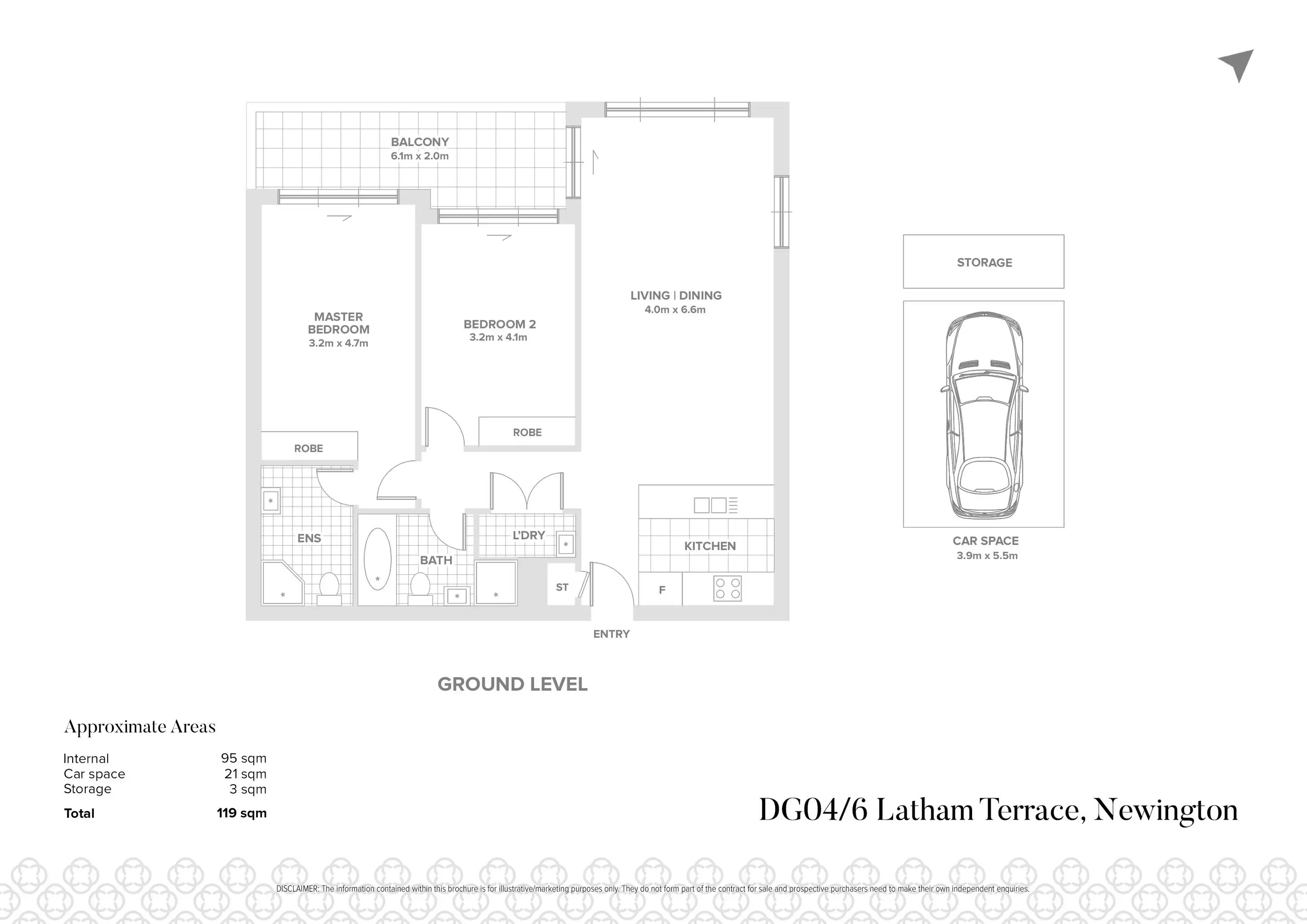 DG04/6 Latham Terrace, Newington Leased by Chidiac Realty - floorplan