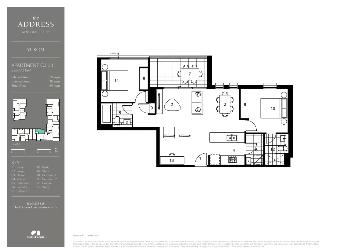 304/21 Verona Drive, Wentworth Point Leased by Chidiac Realty - floorplan