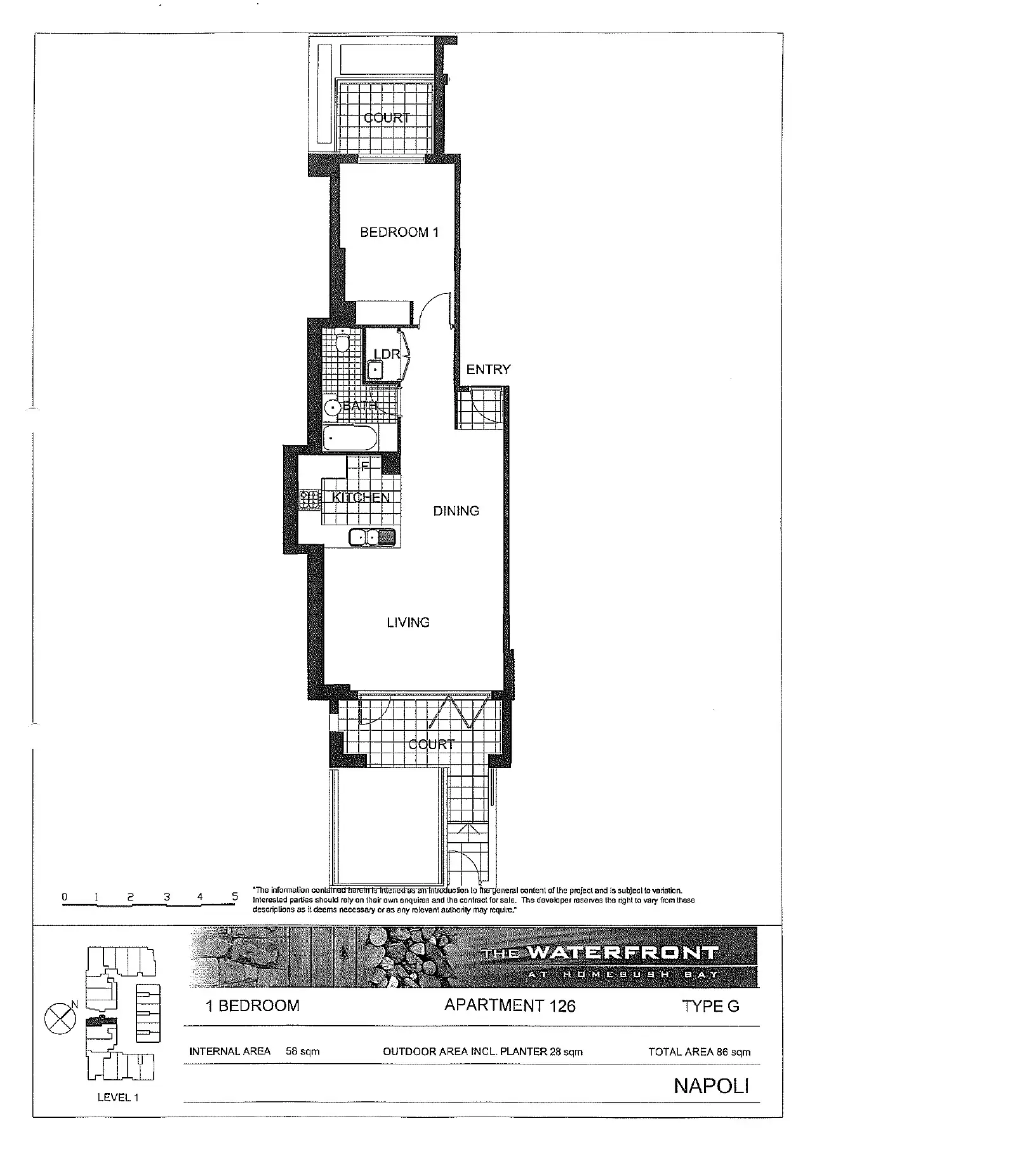 126/3 Stromboli Strait, Wentworth Point Leased by Chidiac Realty - floorplan