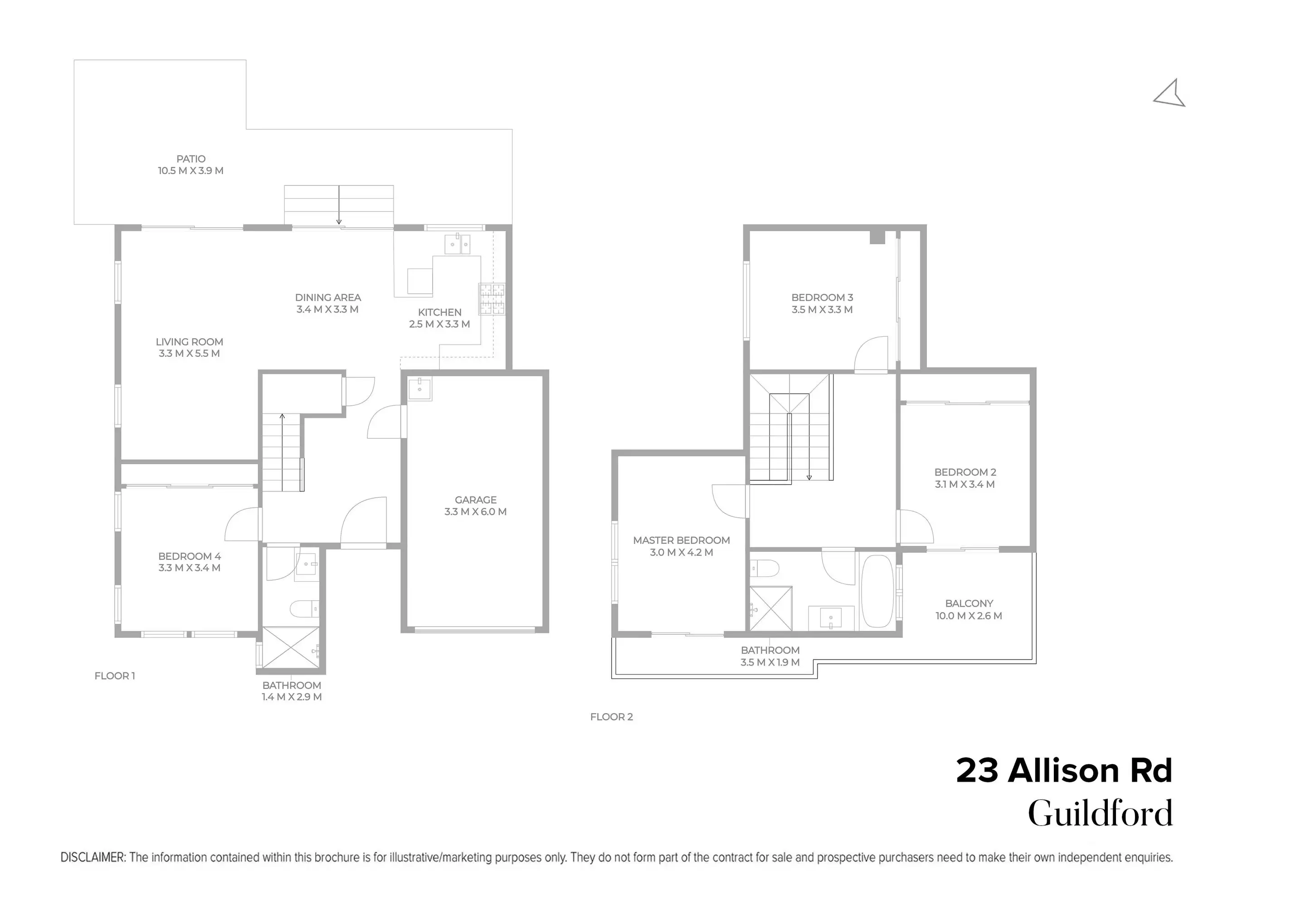 23 Allison Road, Guildford Sold by Chidiac Realty - floorplan