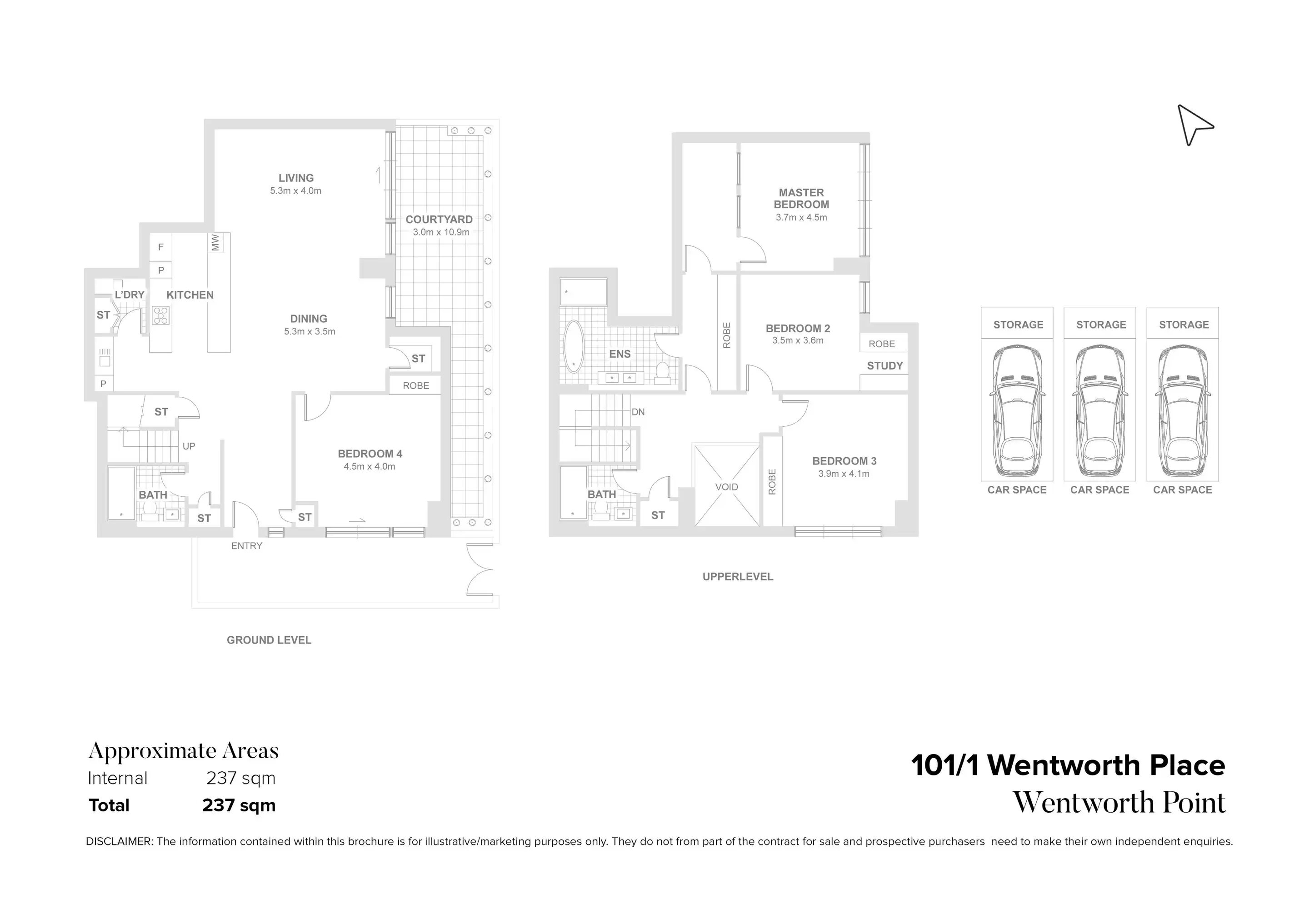 101/1 Wentworth Place, Wentworth Point Leased by Chidiac Realty - floorplan