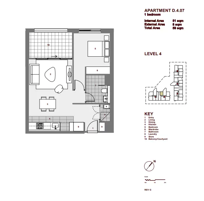 407/23 Monza Boulevard, Wentworth Point For Lease by Chidiac Realty - floorplan