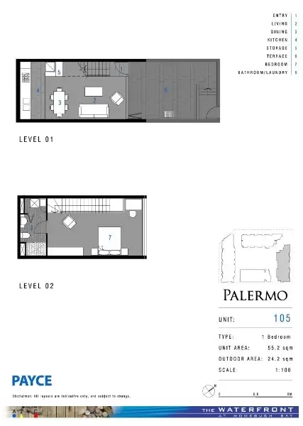 105/6 Nuvolari Place, Wentworth Point Leased by Chidiac Realty - floorplan