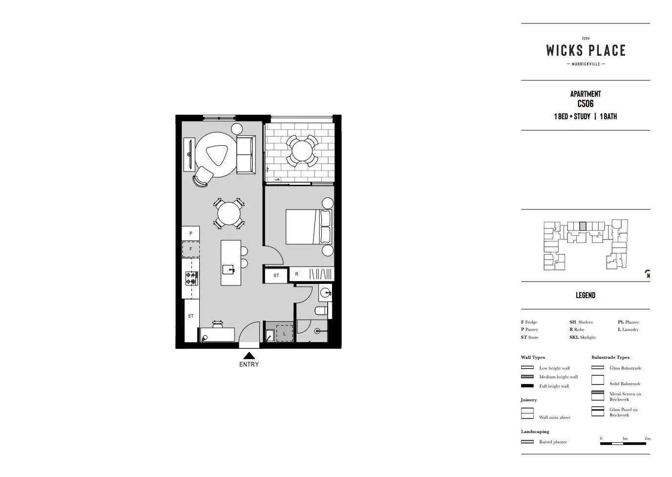 518/186C Victoria Road, Marrickville For Lease by Chidiac Realty - floorplan