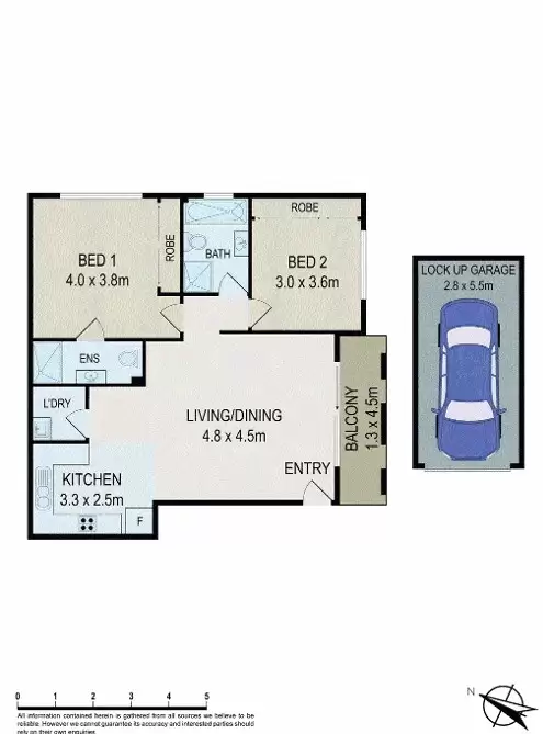 C18/88 Marsden Street, Parramatta Leased by Chidiac Realty - floorplan