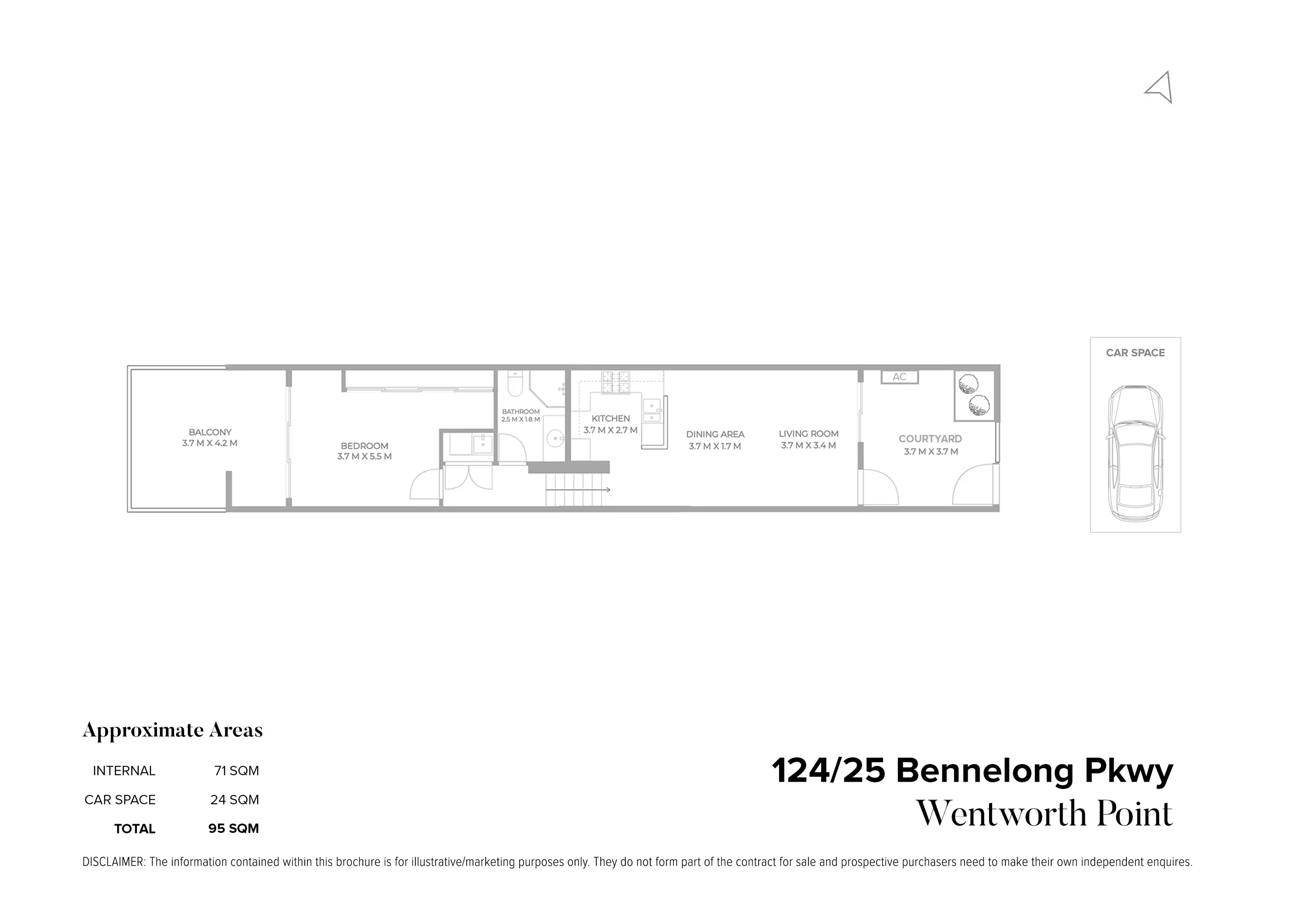 124/25 Bennelong Parkway, Wentworth Point Sold by Chidiac Realty - floorplan