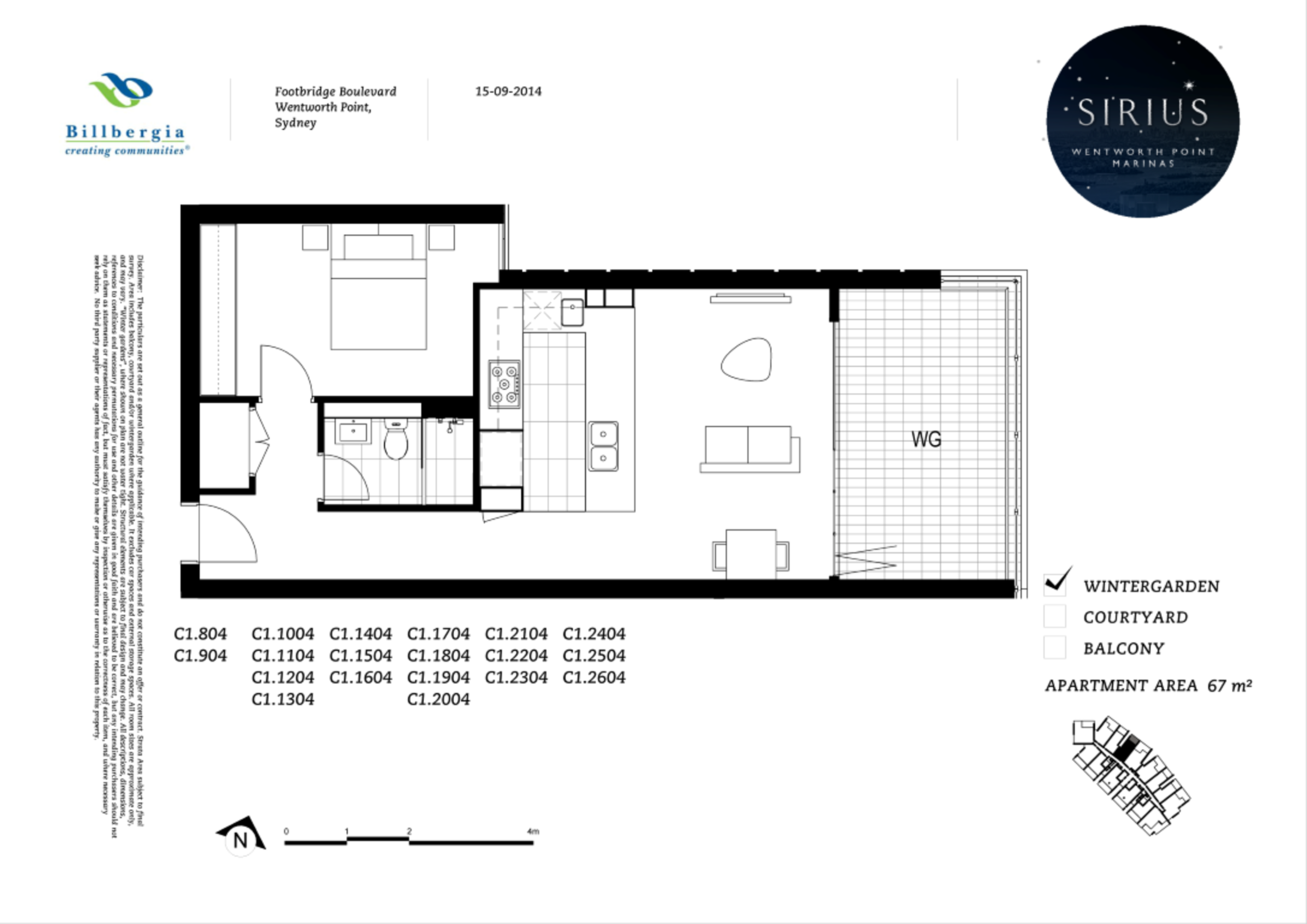 1304/18 Footbridge Boulevard, Wentworth Point Leased by Chidiac Realty - floorplan