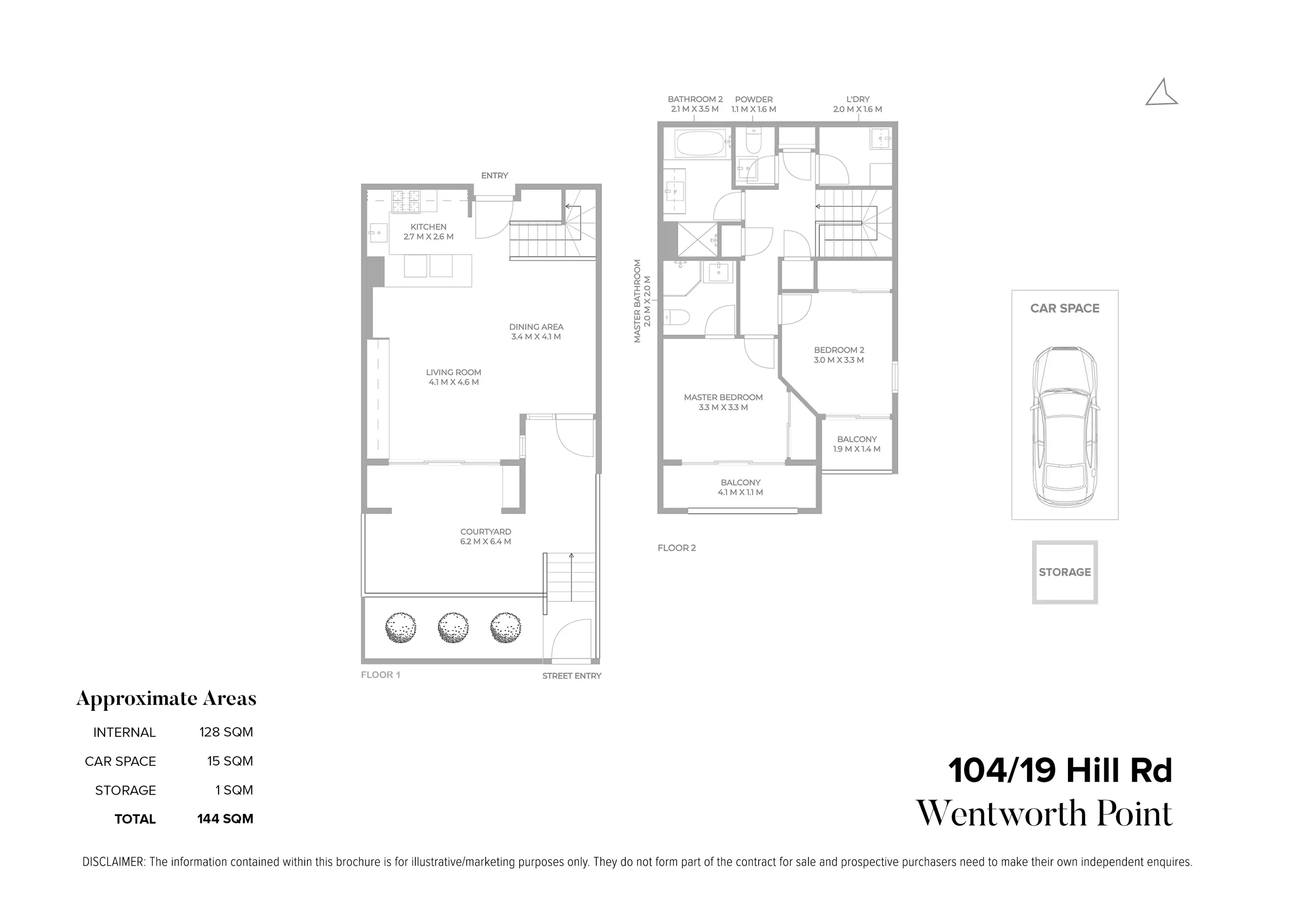 104/19 Hill Road, Wentworth Point Leased by Chidiac Realty - floorplan