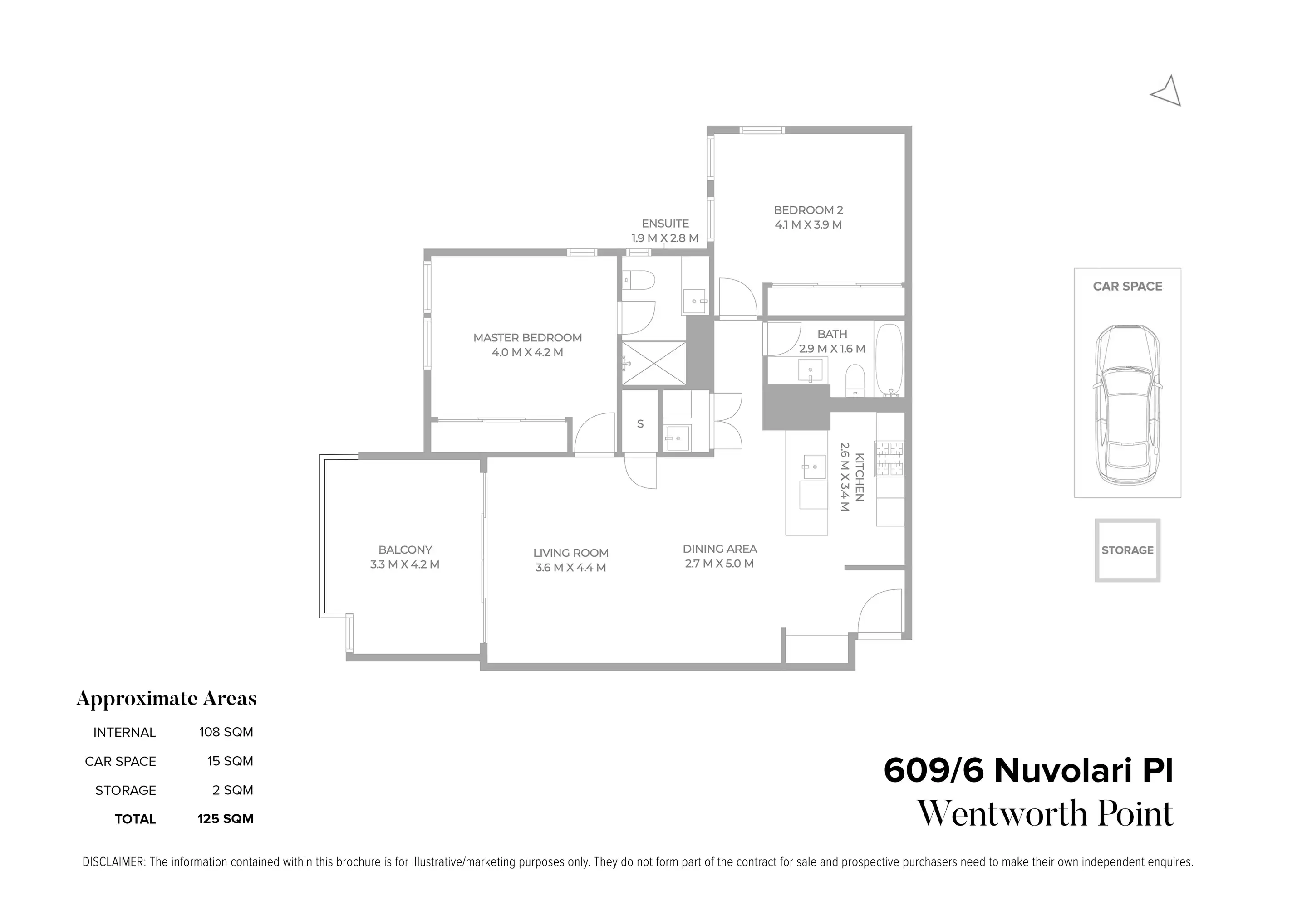 609/6 Nuvolari Place, Wentworth Point Sold by Chidiac Realty - floorplan