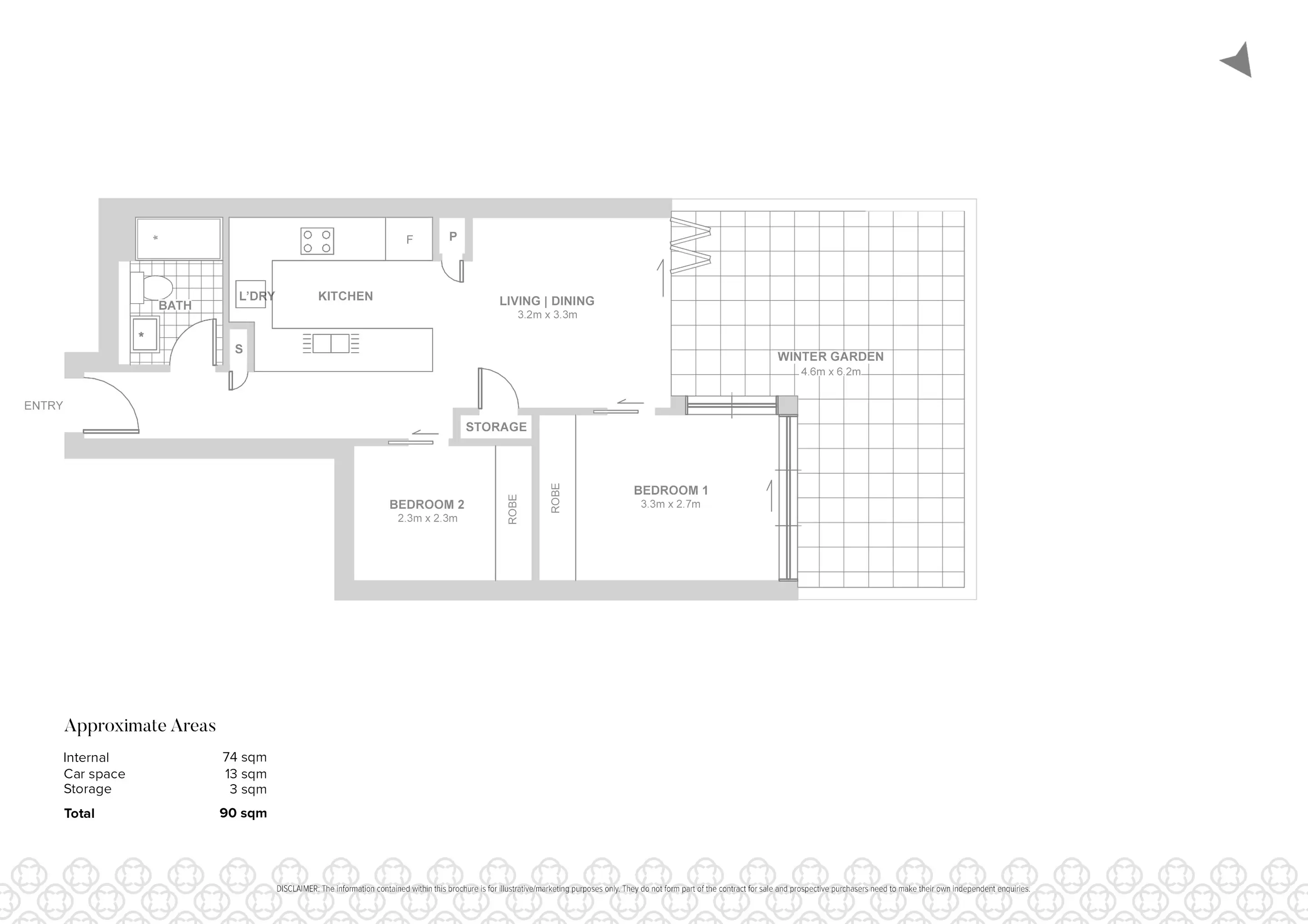 2610/11 Wentworth Place, Wentworth Point Leased by Chidiac Realty - floorplan