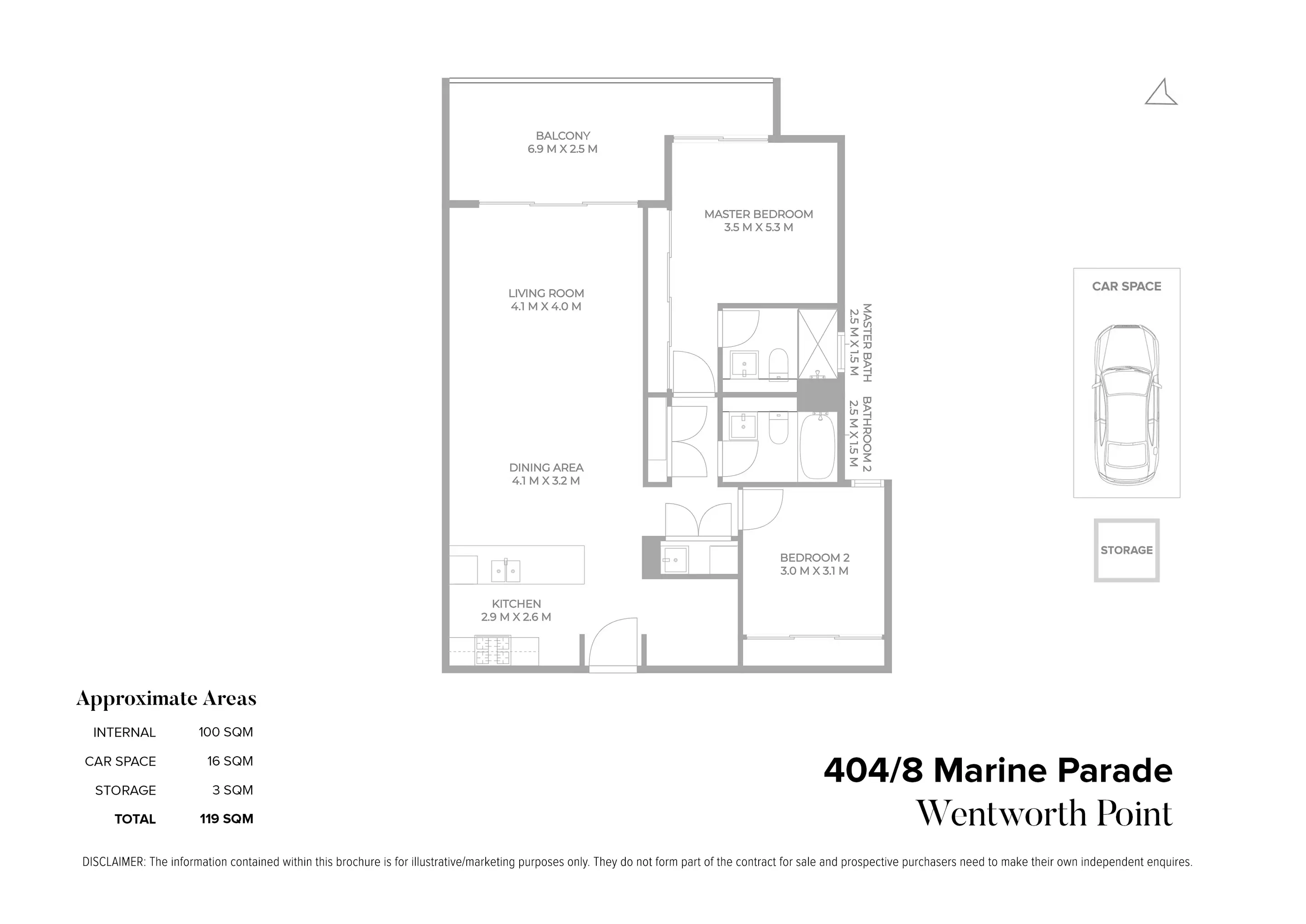 404/8 Marine Parade, Wentworth Point Sold by Chidiac Realty - floorplan