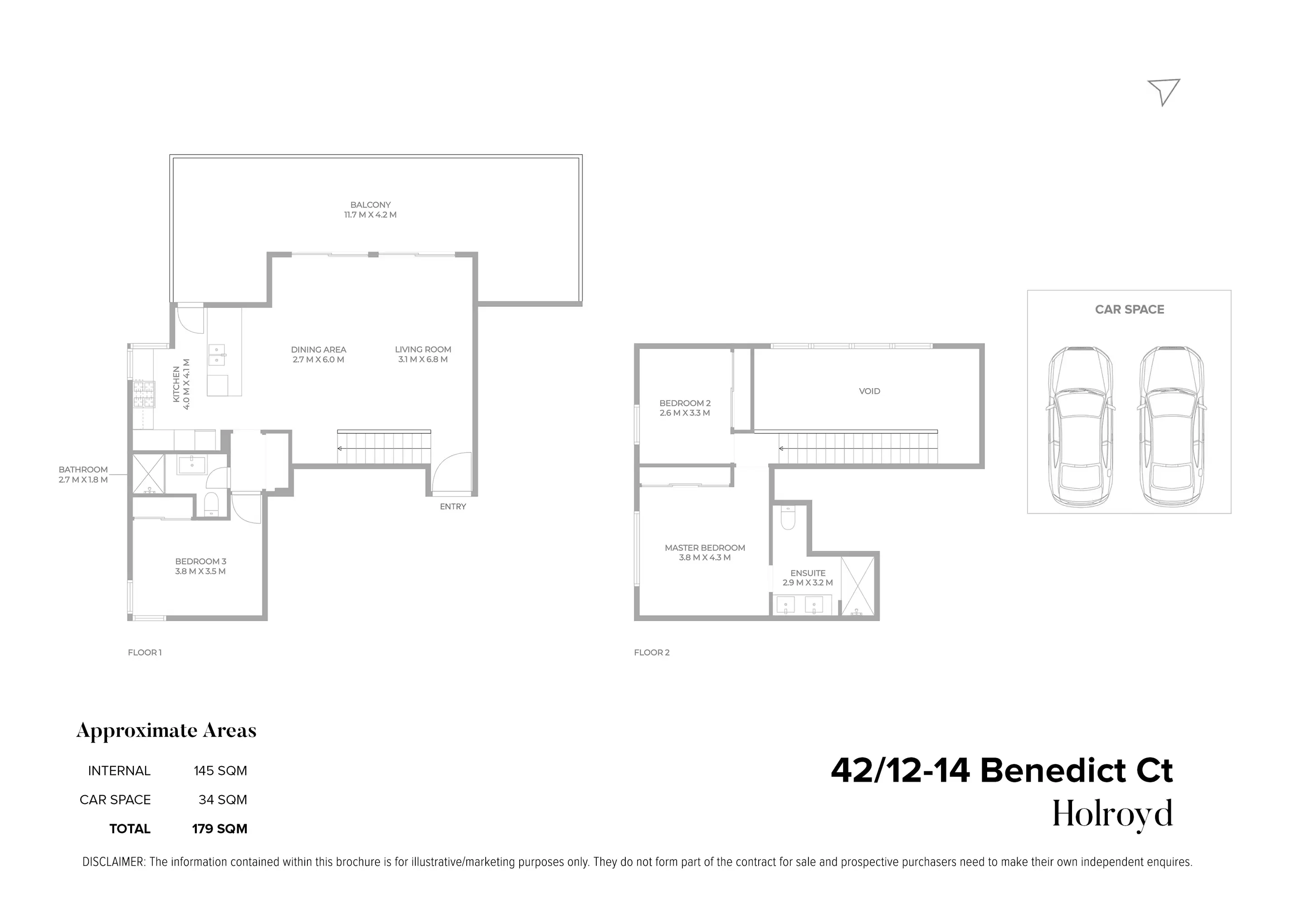 42/12-14 Benedict Court, Holroyd Sold by Chidiac Realty - floorplan