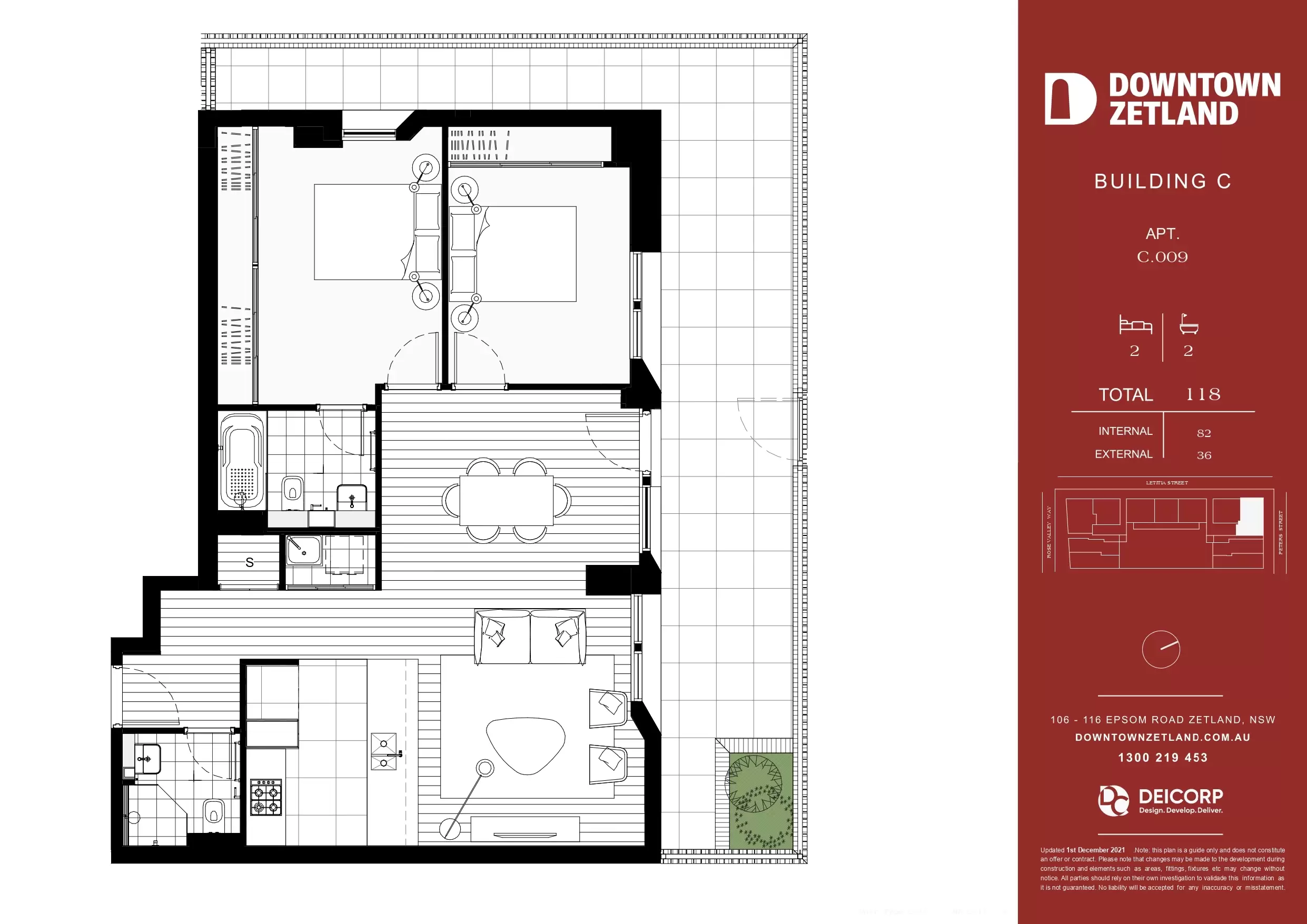 G63/10 Letitia Street, Zetland Leased by Chidiac Realty - floorplan