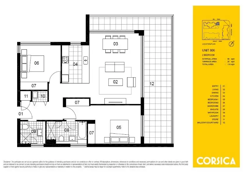 806/27 Hill Road, Wentworth Point Leased by Chidiac Realty - floorplan