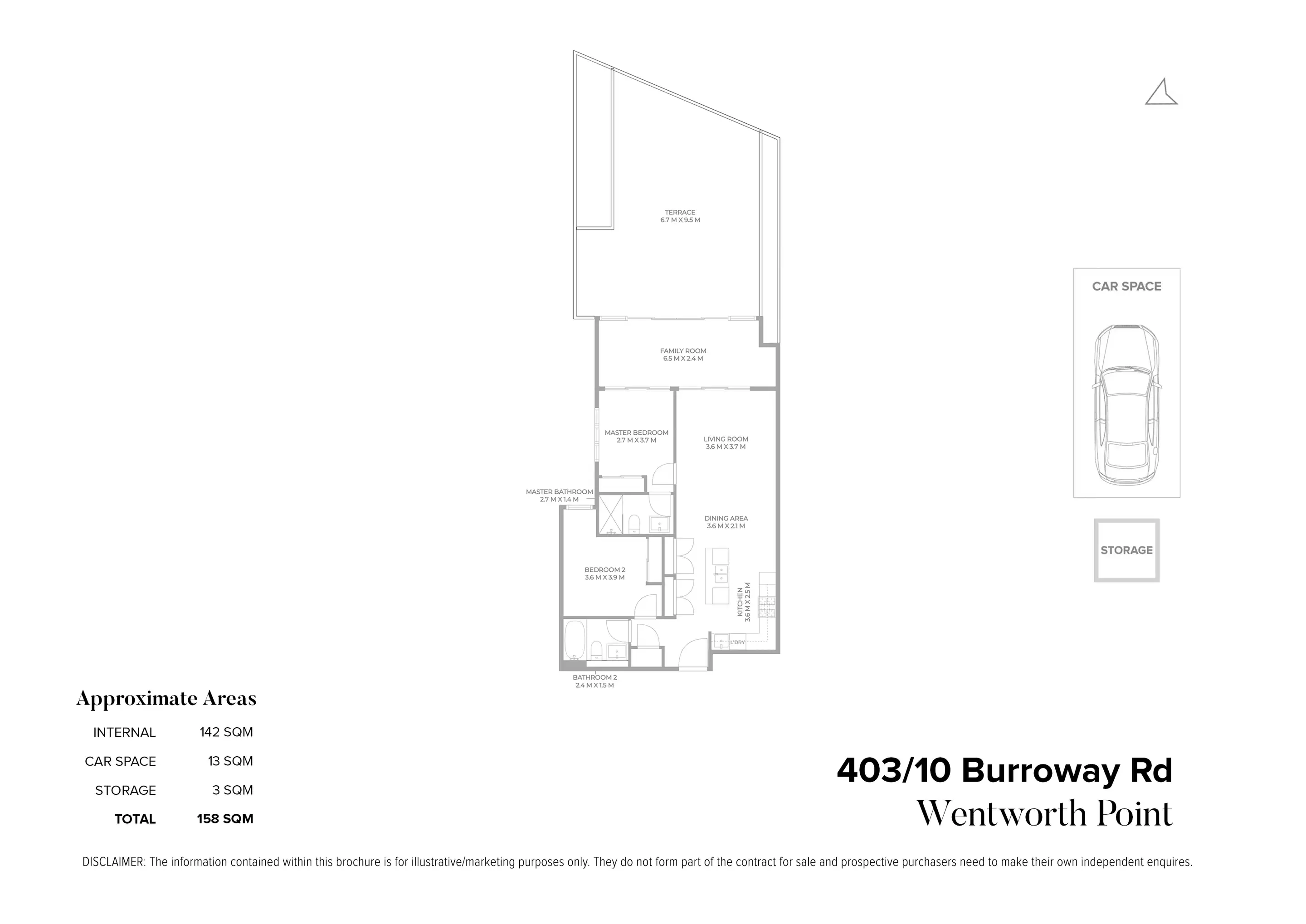 403/10 Burroway Road, Wentworth Point Sold by Chidiac Realty - floorplan