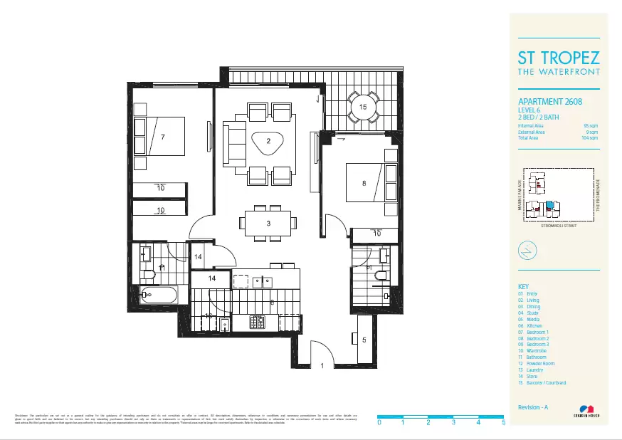 608/7 Stromboli Strait, Wentworth Point Leased by Chidiac Realty - floorplan