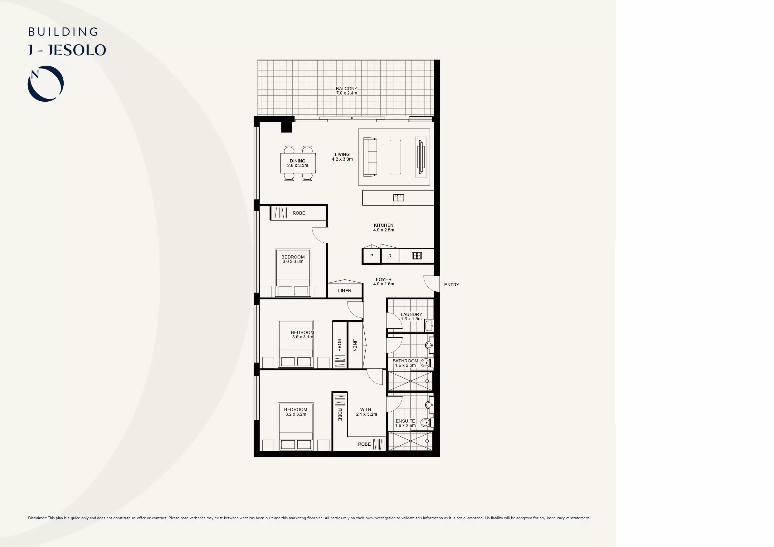 13073/17 Amalfi Drive, Wentworth Point Leased by Chidiac Realty - floorplan