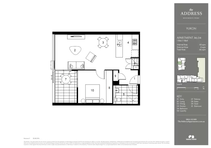 604/12 Half Street, Wentworth Point Leased by Chidiac Realty - floorplan