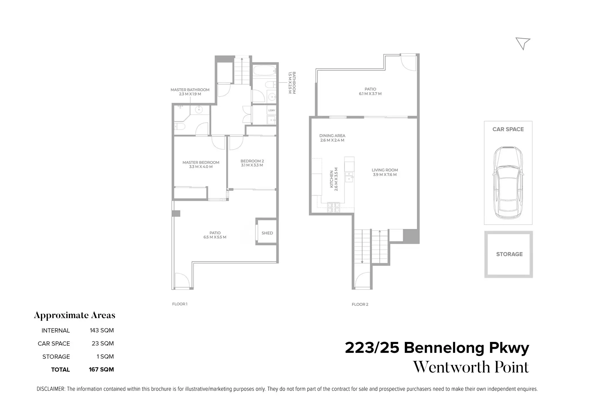 223/25 Bennelong Parkway, Wentworth Point For Sale by Chidiac Realty - floorplan