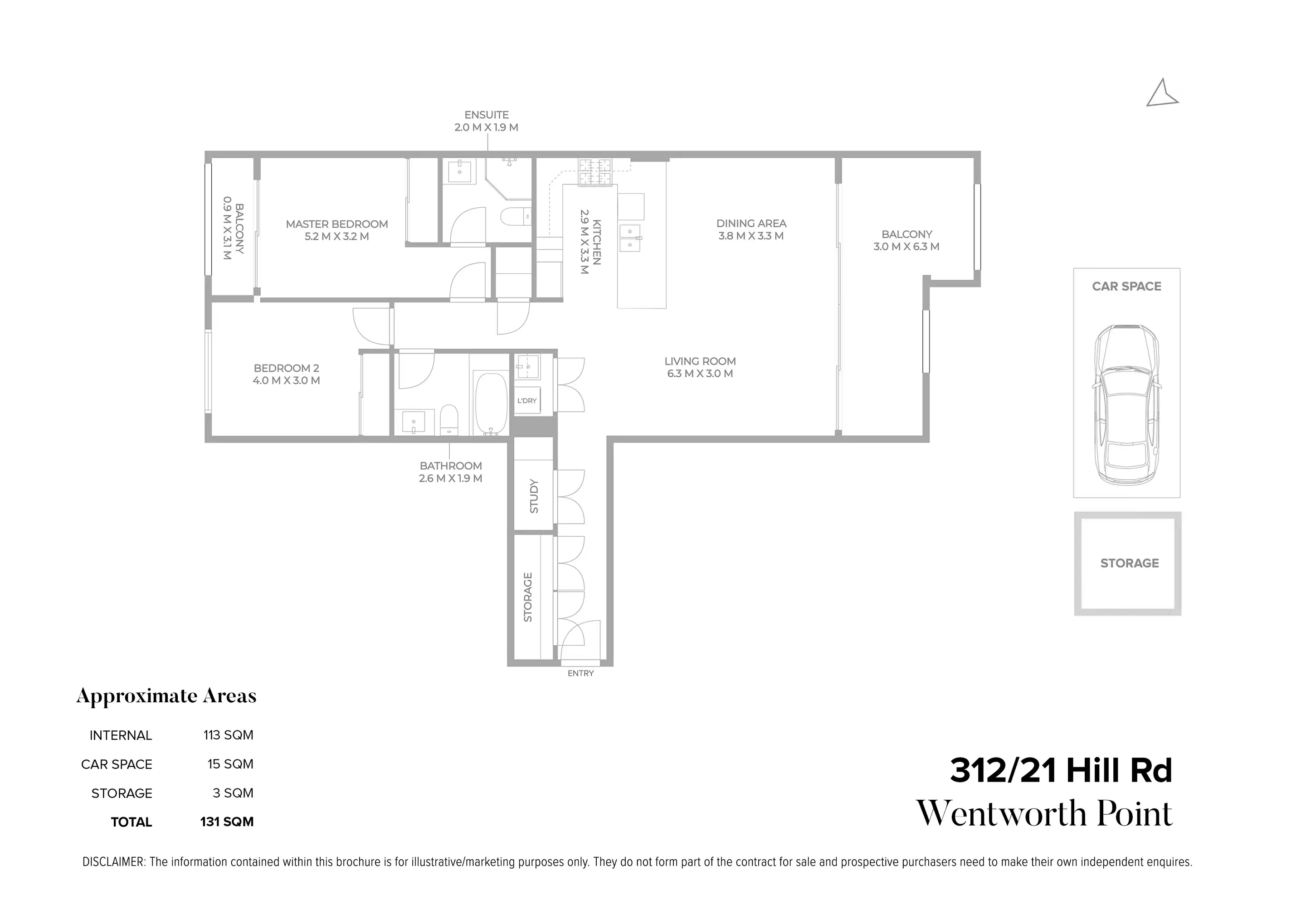 312/21 Hill Road, Wentworth Point For Sale by Chidiac Realty - floorplan